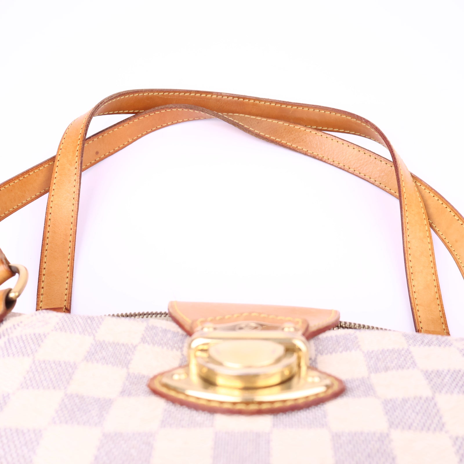 Louis Vuitton Damier Azur Stresa Shoulder Bag J3308 | Pre-Owned Excellent Blue and white Damier Azur Coated canvas