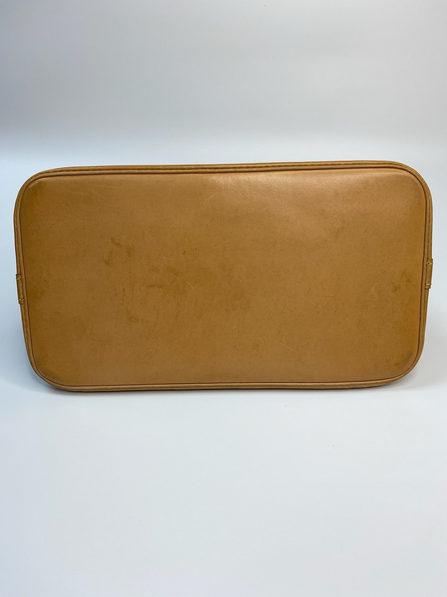 J2914 Louis Vuitton Top Handle Bag Monogram Alma PM | Pre-Owned Brown Monogram Coated canvas, Leather trim