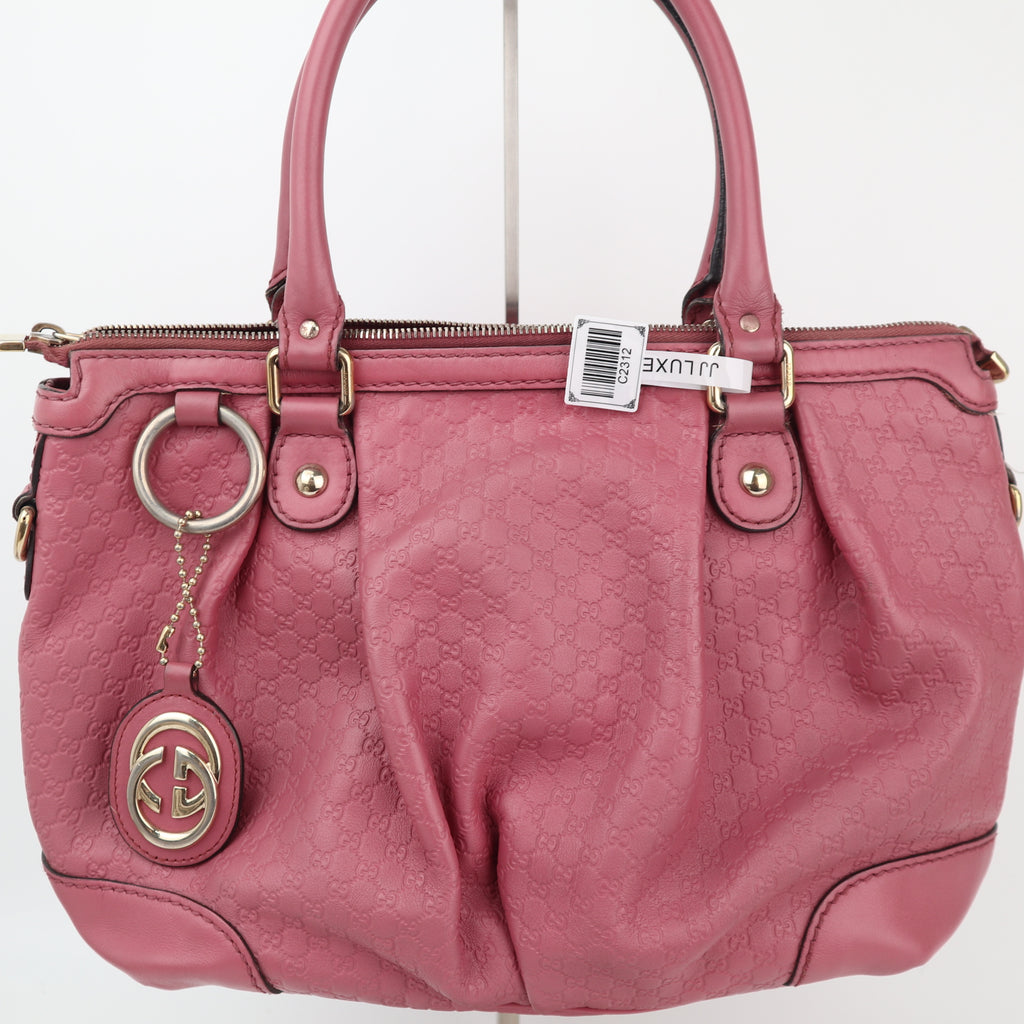 C2312 Gucci Shoulder Bag Microguccissima Sukey | Pre-Owned Very Good GG Monogram Leather