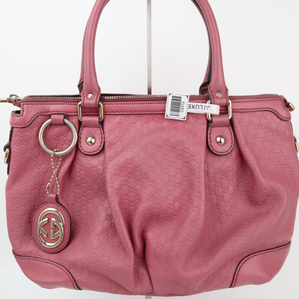 C2312 Gucci Shoulder Bag Microguccissima Sukey | Pre-Owned Very Good GG Monogram Leather
