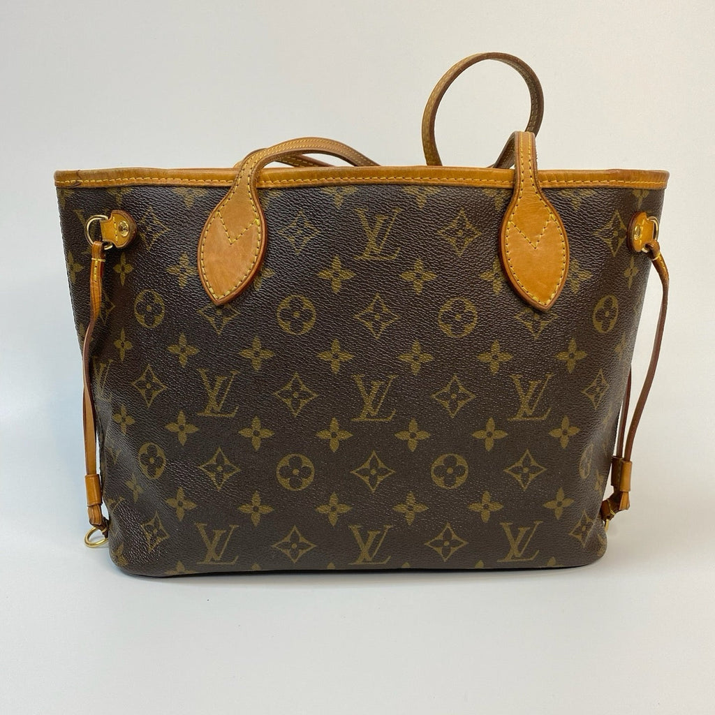 J2912 Louis Vuitton Tote Bag Monogram Neverfull PM | Pre-Owned Brown Monogram Coated canvas, Leather trim