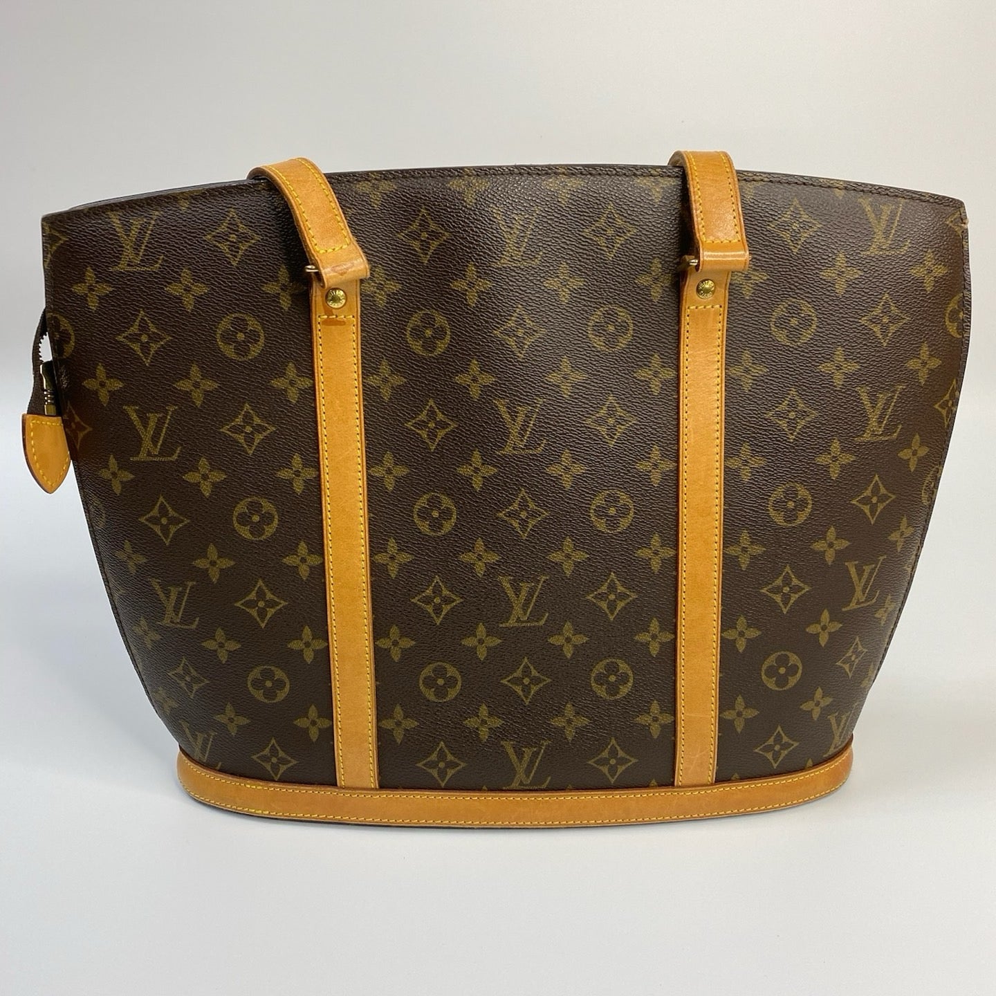 J2917 Louis Vuitton Tote Bag Monogram Babylone Tote | Pre-Owned Brown Monogram Coated canvas, Leather trim