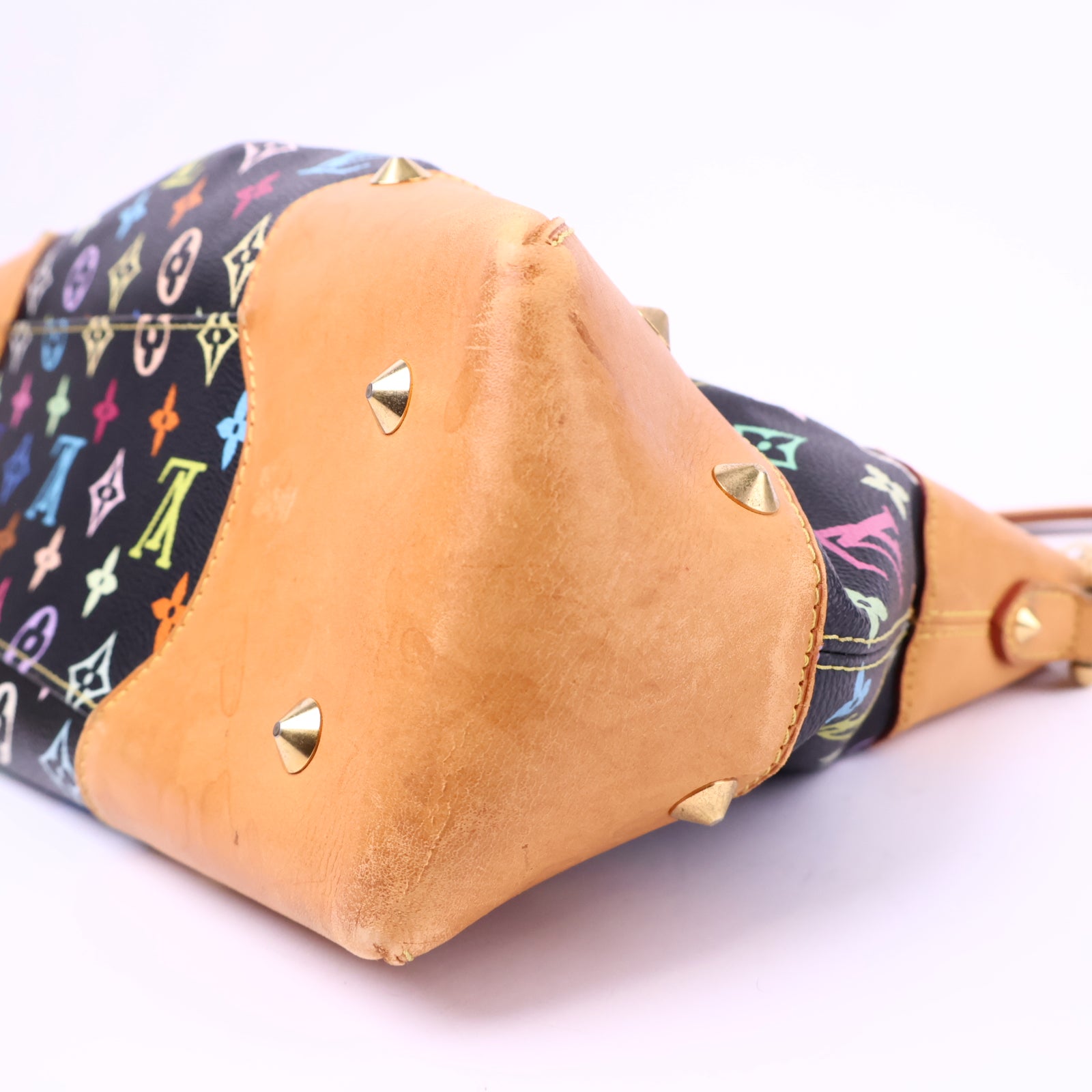 Louis Vuitton Monogram Multicolor Judy Black Top Handle Bag J2142 | Pre-Owned Like New Black Monogram Canvas