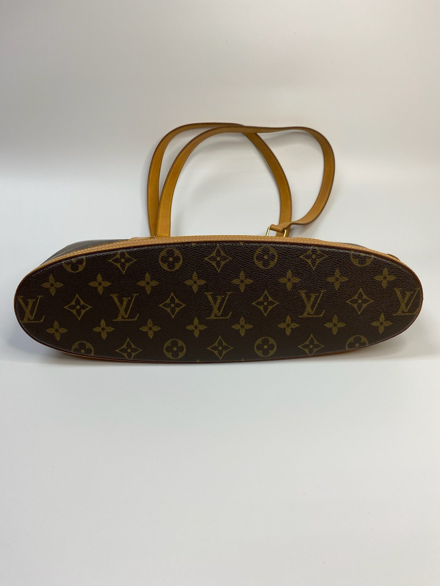 J2917 Louis Vuitton Tote Bag Monogram Babylone Tote | Pre-Owned Brown Monogram Coated canvas, Leather trim