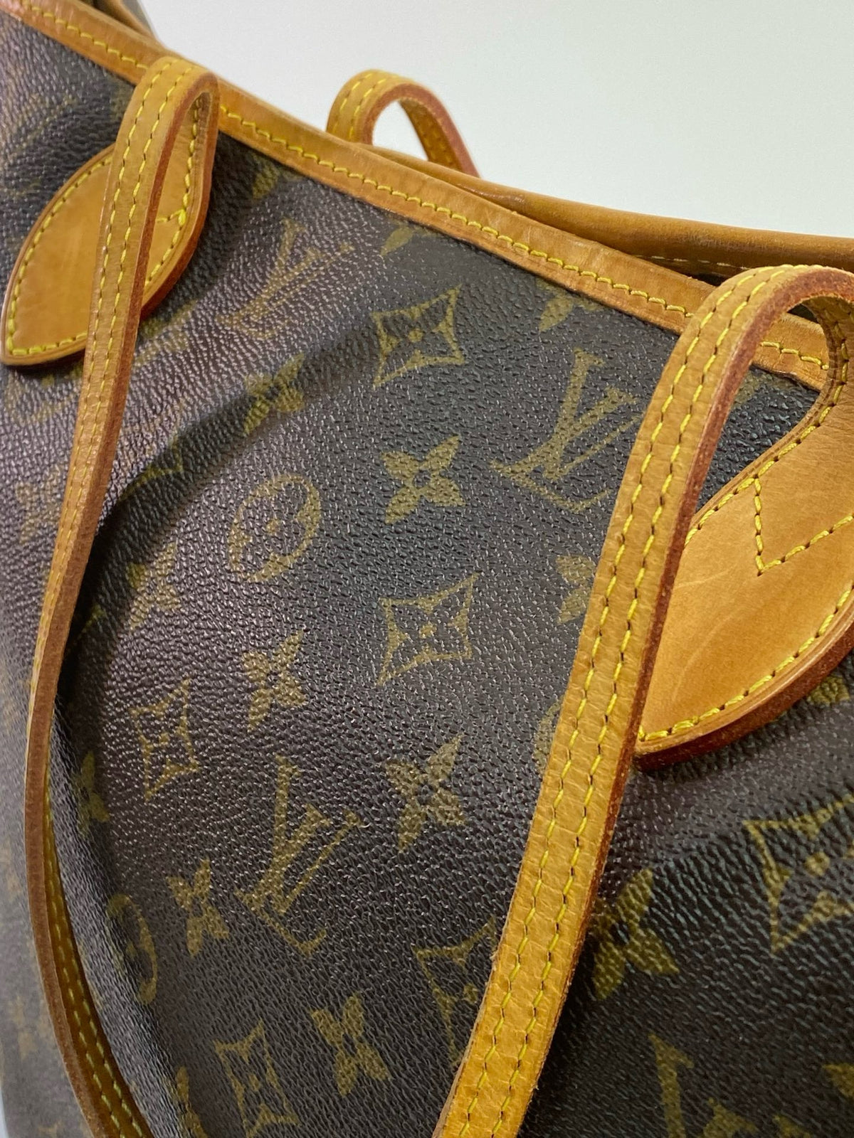 J2920 Louis Vuitton Tote Bag Monogram Neverfull MM | Pre-Owned Brown Monogram Coated canvas, Leather trim