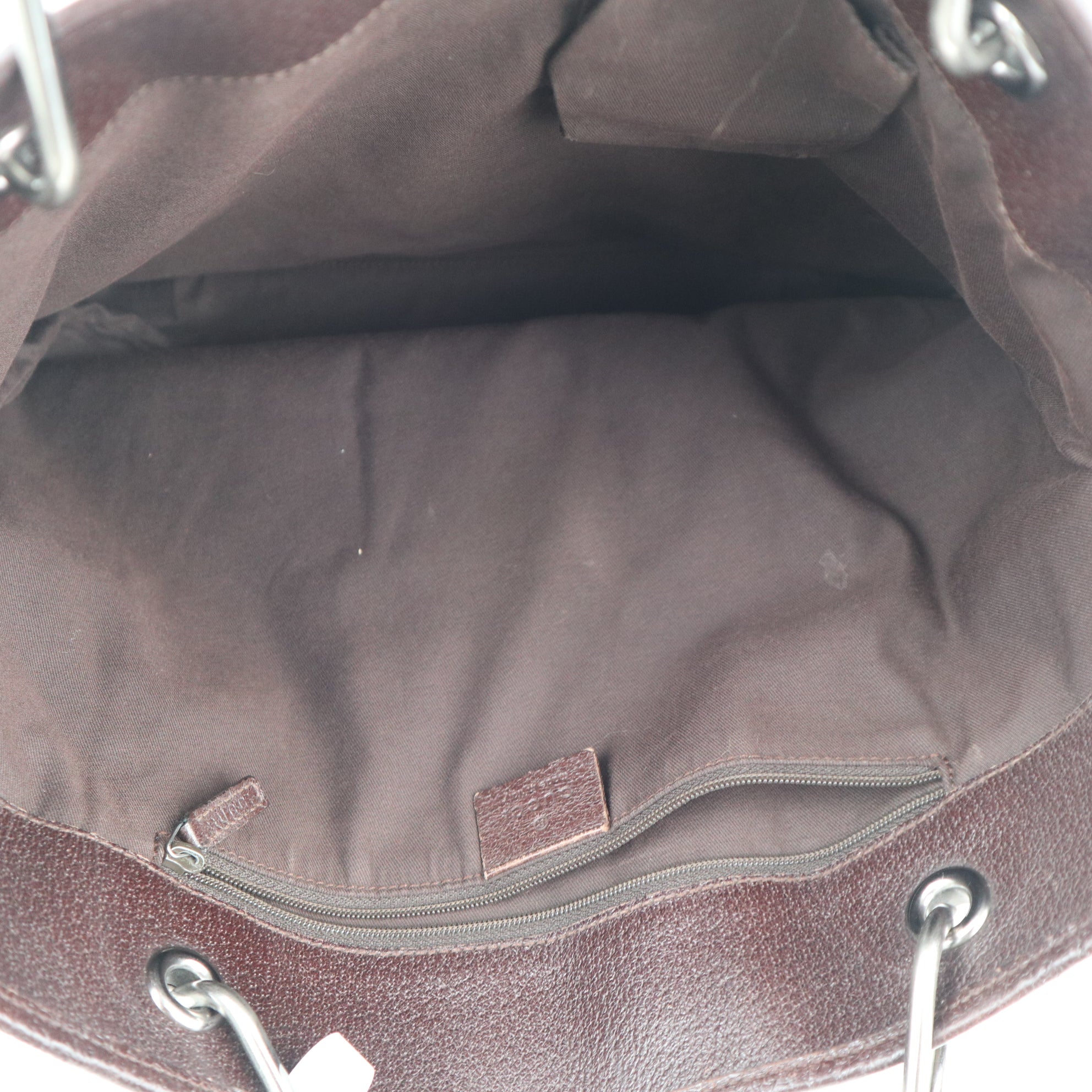 C2319 Gucci Tote Bag Monogram Large Eclipse Tote Brown | Pre-Owned Very Good Brown Monogram Canvas