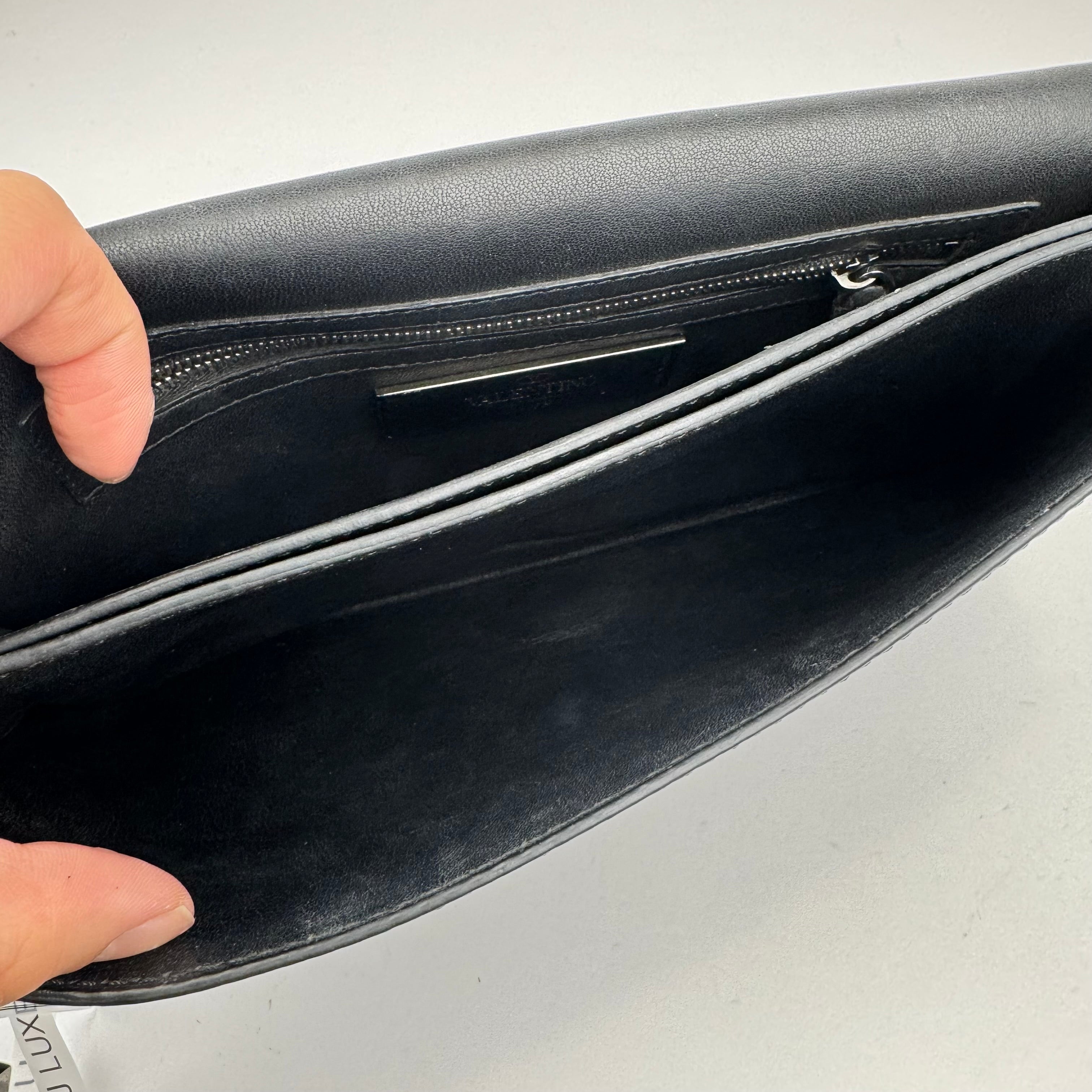 J1912 Valentino Garavani Studded Clutch BAG- Pre Owned