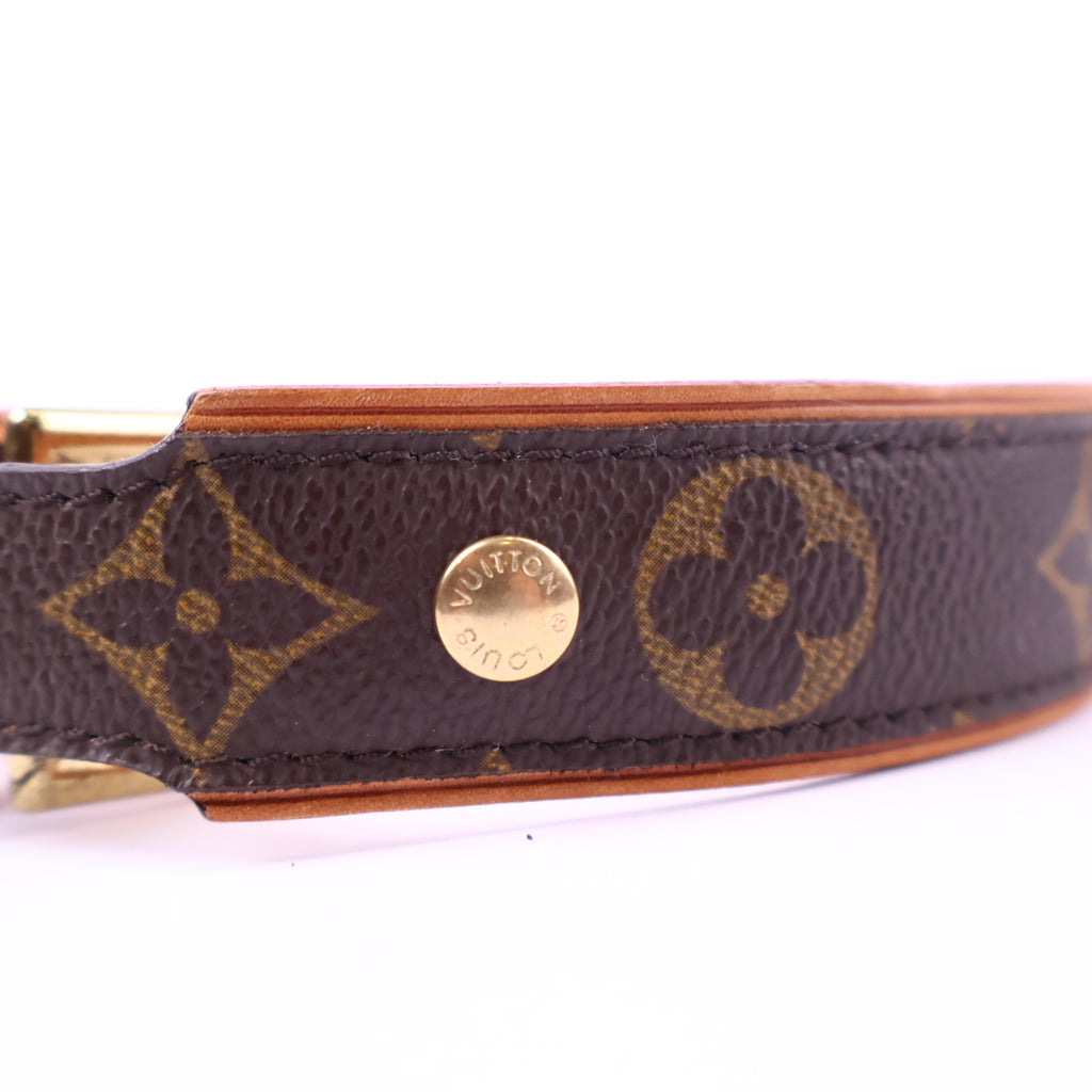 Louis Vuitton Monogram Dog Collar Accessories J2153 | Pre-Owned Like New Brown Monogram Canvas