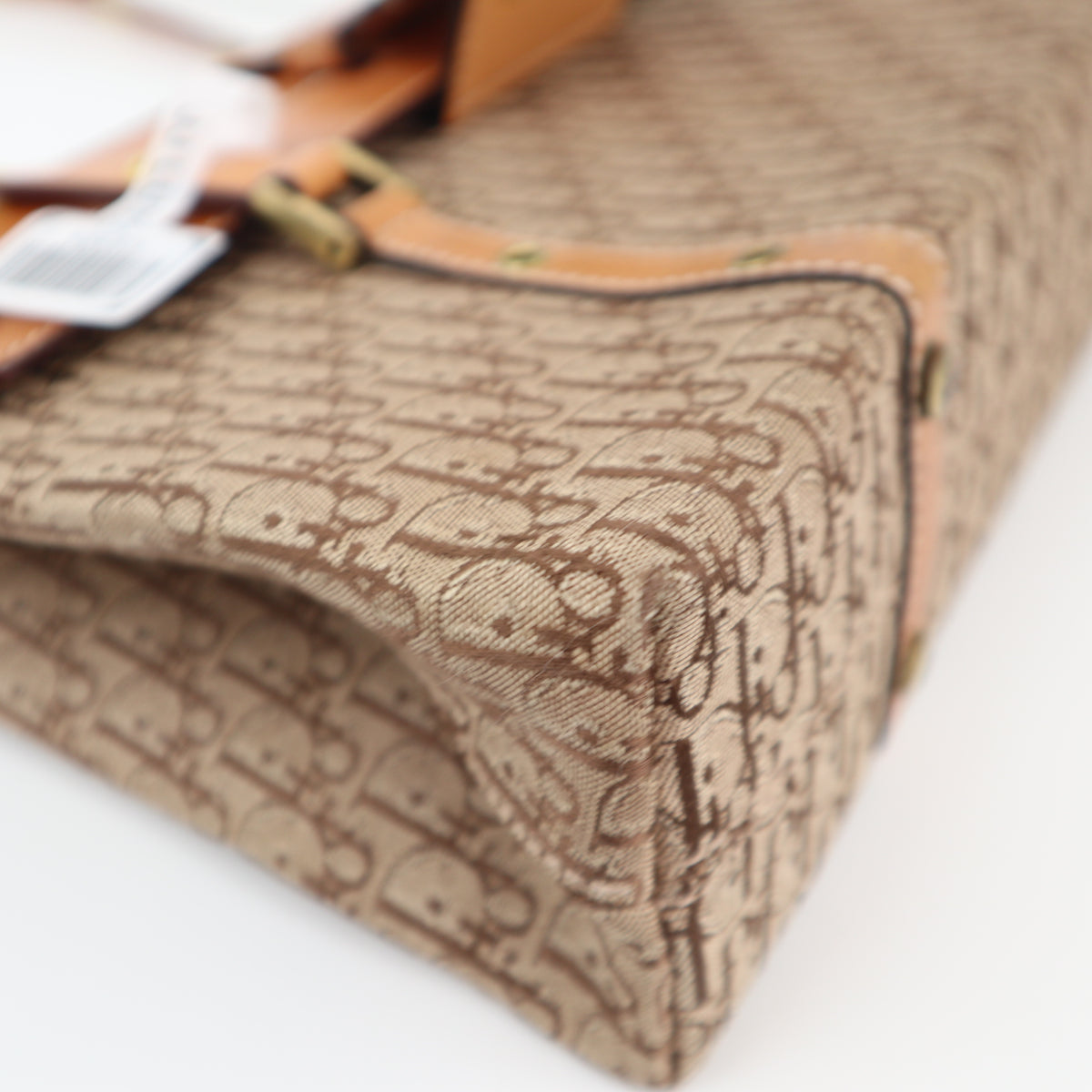 C2324 Christian Dior Shoulder Bag Diorissimo Street Chic Vintage | Pre-Owned Very Good Diorissimo Canvas / Leather