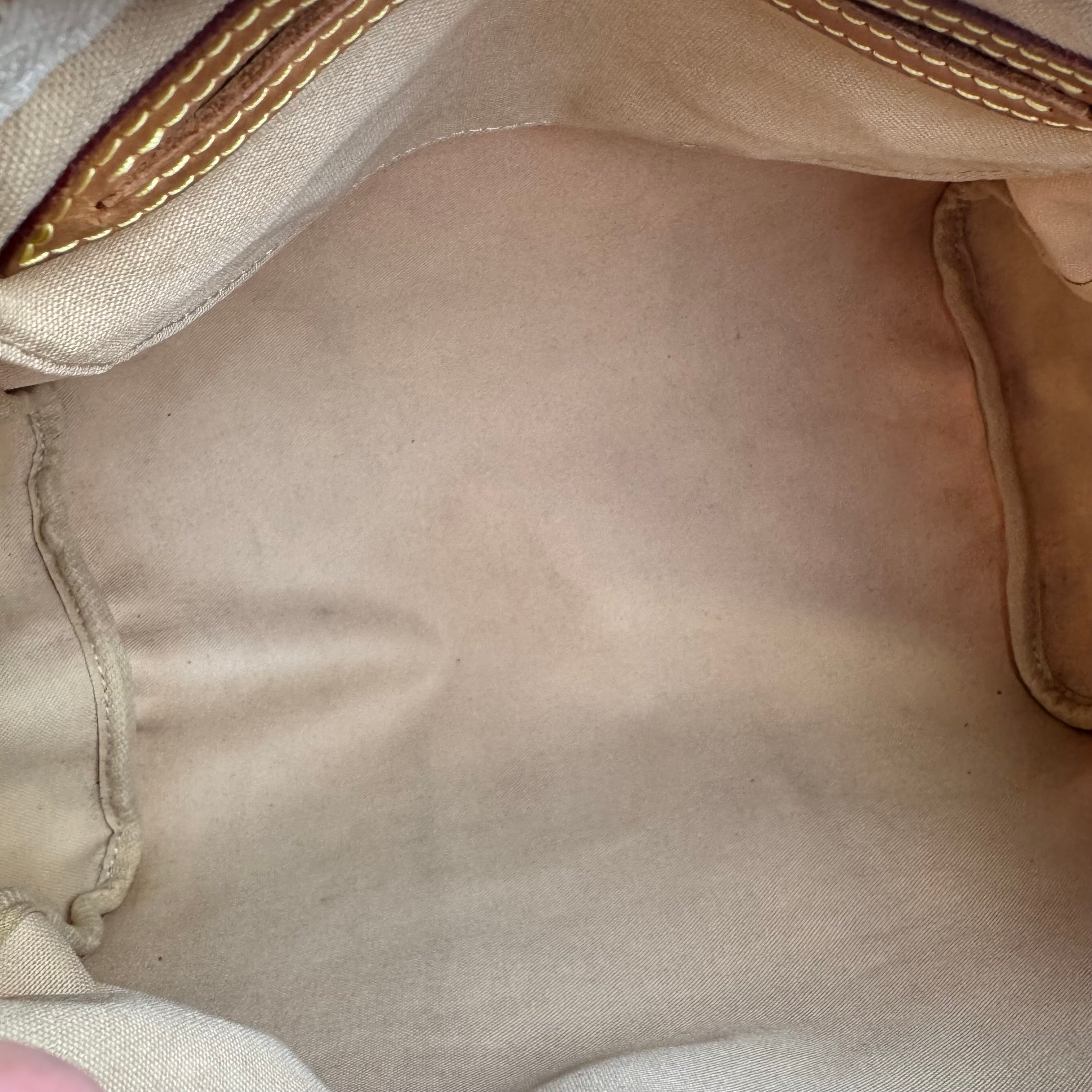 J1906 Louis Vuitton Speedy Handbag Damier 30 White- Pre Owned