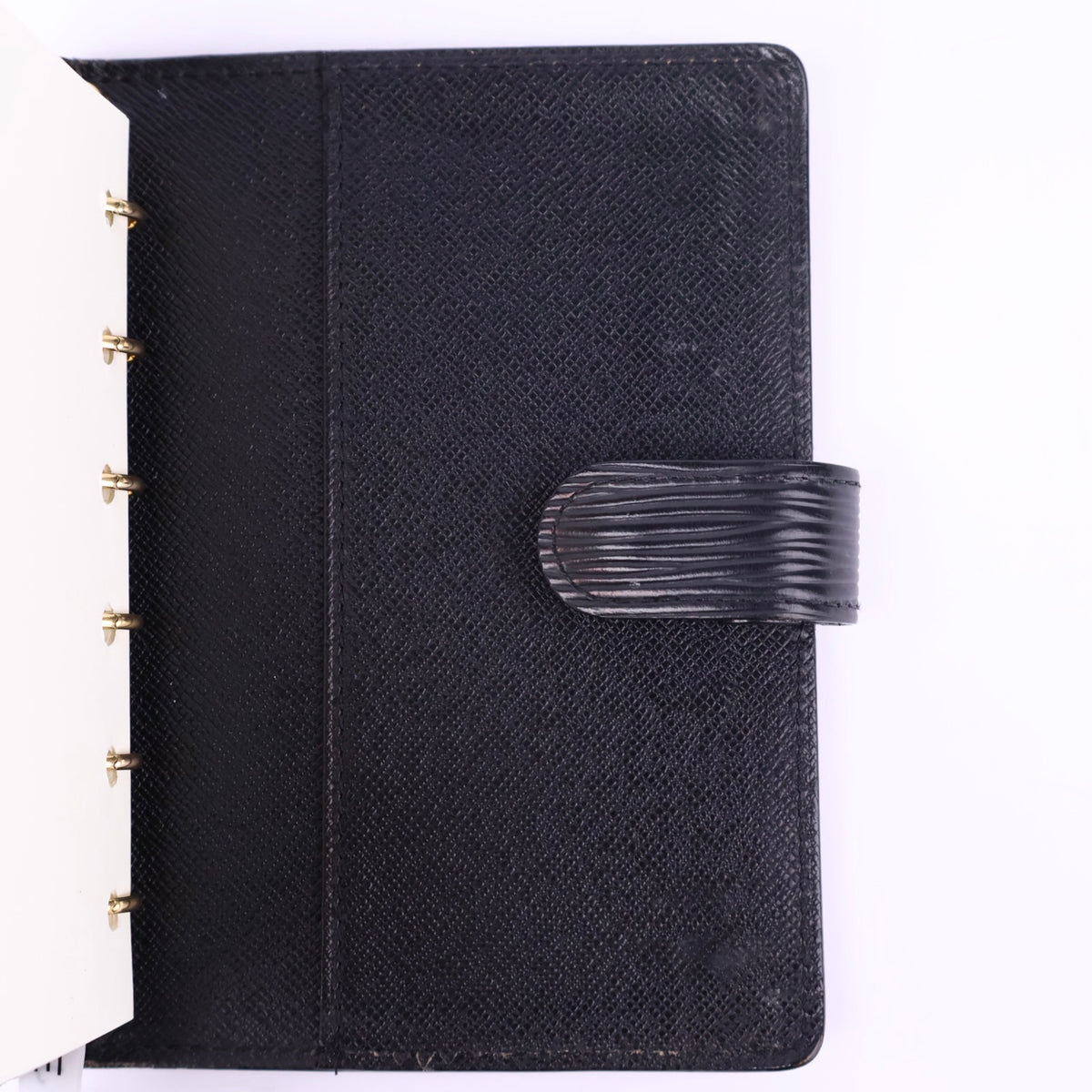 Louis Vuitton Epi Small Ring Agenda Cover Black Agenda Cover J3329 | Pre-Owned Like New Black Epi Epi leather