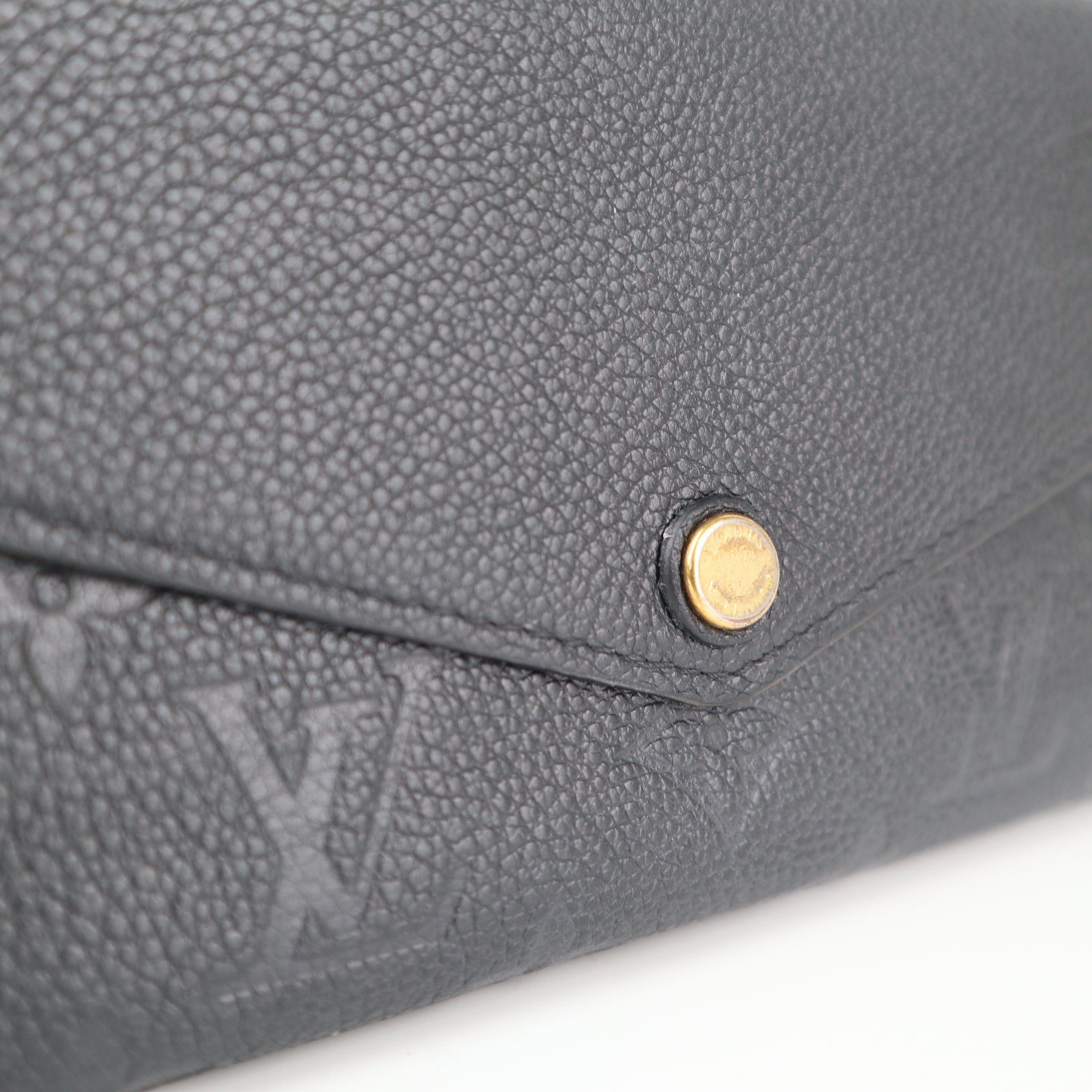 C2327 Louis Vuitton Wallet Monogram Empreinte Leather Sarah Wallet | Pre-Owned Very Good Brown Monogram Canvas, Leather