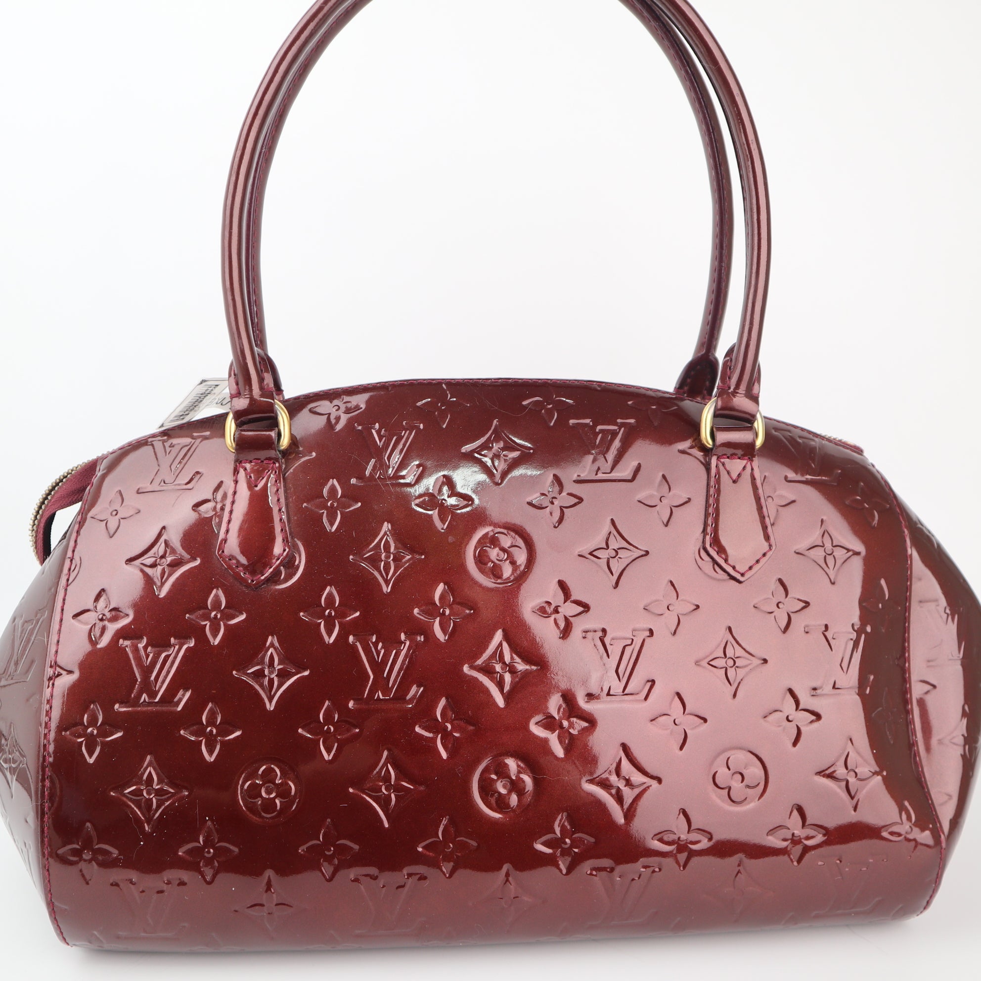 C2333 Louis Vuitton Shoulder Bag Fauviste Monogram Vernis Sherwood | Pre-Owned Very Good Brown Monogram, Monogram Vernis Canvas, Leather