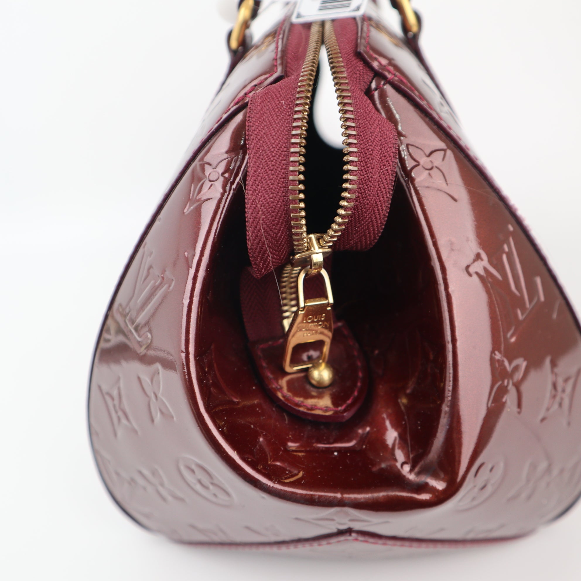 C2333 Louis Vuitton Shoulder Bag Fauviste Monogram Vernis Sherwood | Pre-Owned Very Good Brown Monogram, Monogram Vernis Canvas, Leather