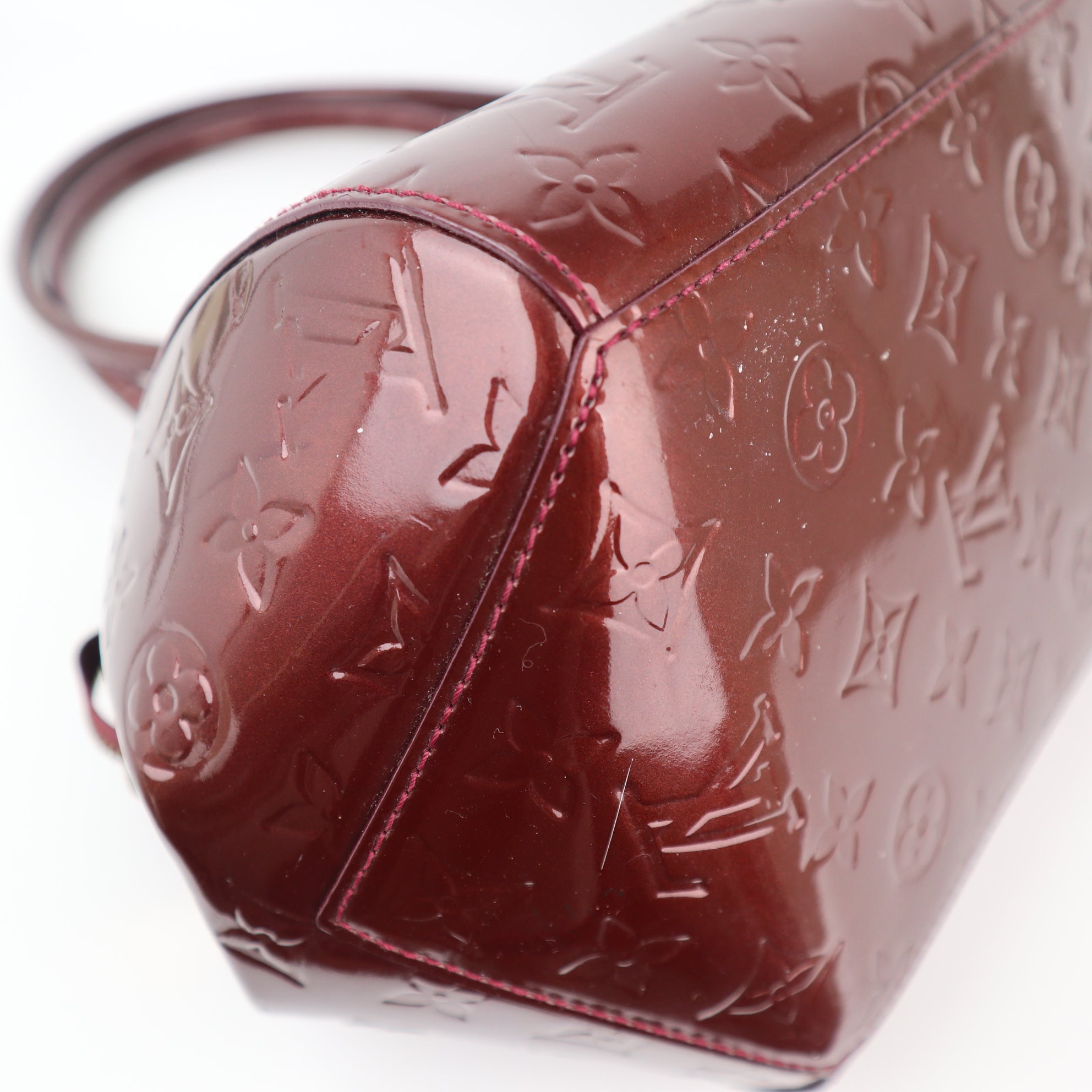 C2333 Louis Vuitton Shoulder Bag Fauviste Monogram Vernis Sherwood | Pre-Owned Very Good Brown Monogram, Monogram Vernis Canvas, Leather