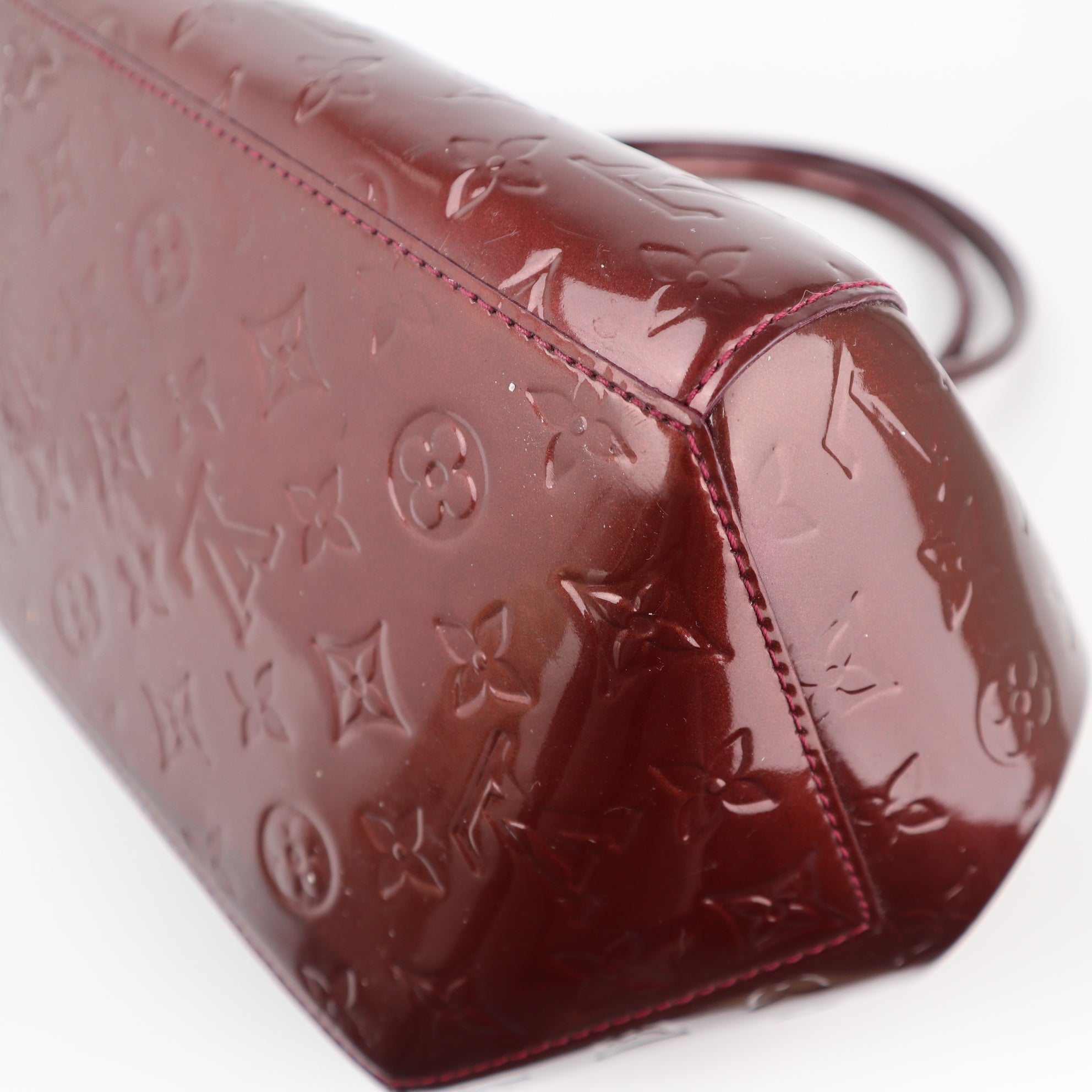 C2333 Louis Vuitton Shoulder Bag Fauviste Monogram Vernis Sherwood | Pre-Owned Very Good Brown Monogram, Monogram Vernis Canvas, Leather