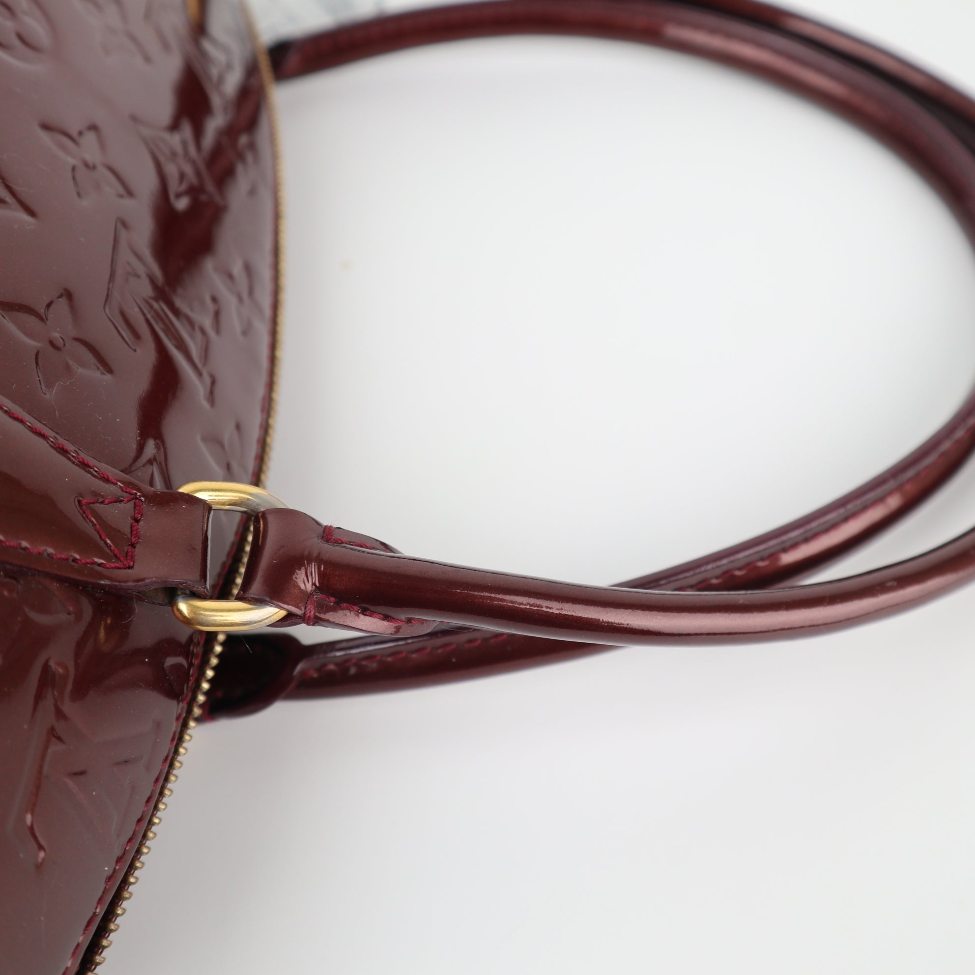 C2333 Louis Vuitton Shoulder Bag Fauviste Monogram Vernis Sherwood | Pre-Owned Very Good Brown Monogram, Monogram Vernis Canvas, Leather