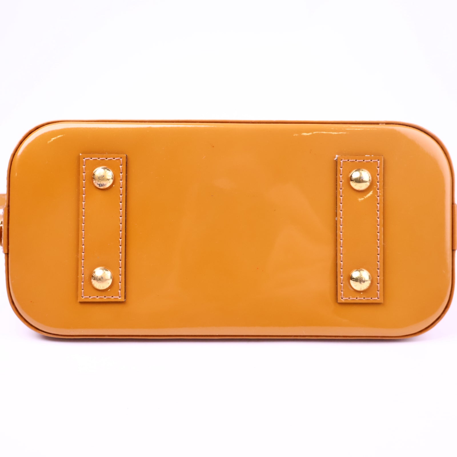 Louis Vuitton Vernis Leather Alma BB, Brown Top Handle Bag J3238 | Pre-Owned Like New Brown Vernis Vernis leather