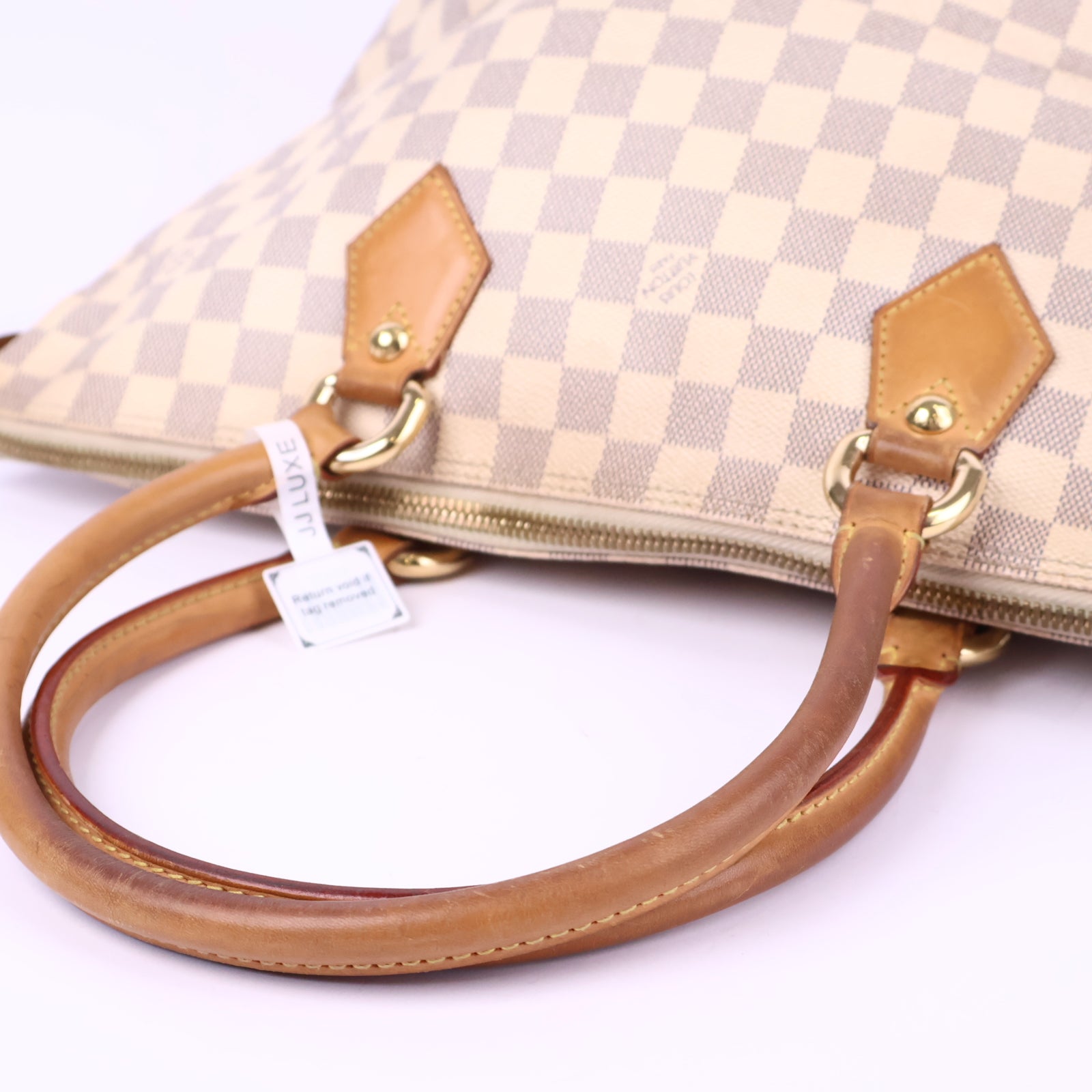 Louis Vuitton Damier Azur Saleya MM Tote Bag Tote Bag J3146 | Pre-Owned Excellent White / Blue Damier Azur Canvas