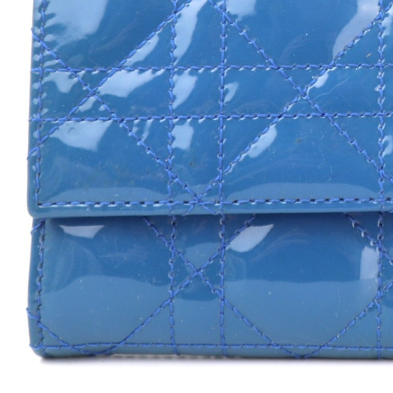 C2339 Christian Dior Wallet Lady Dior Wallet on Chain | Pre-Owned Very Good Leather