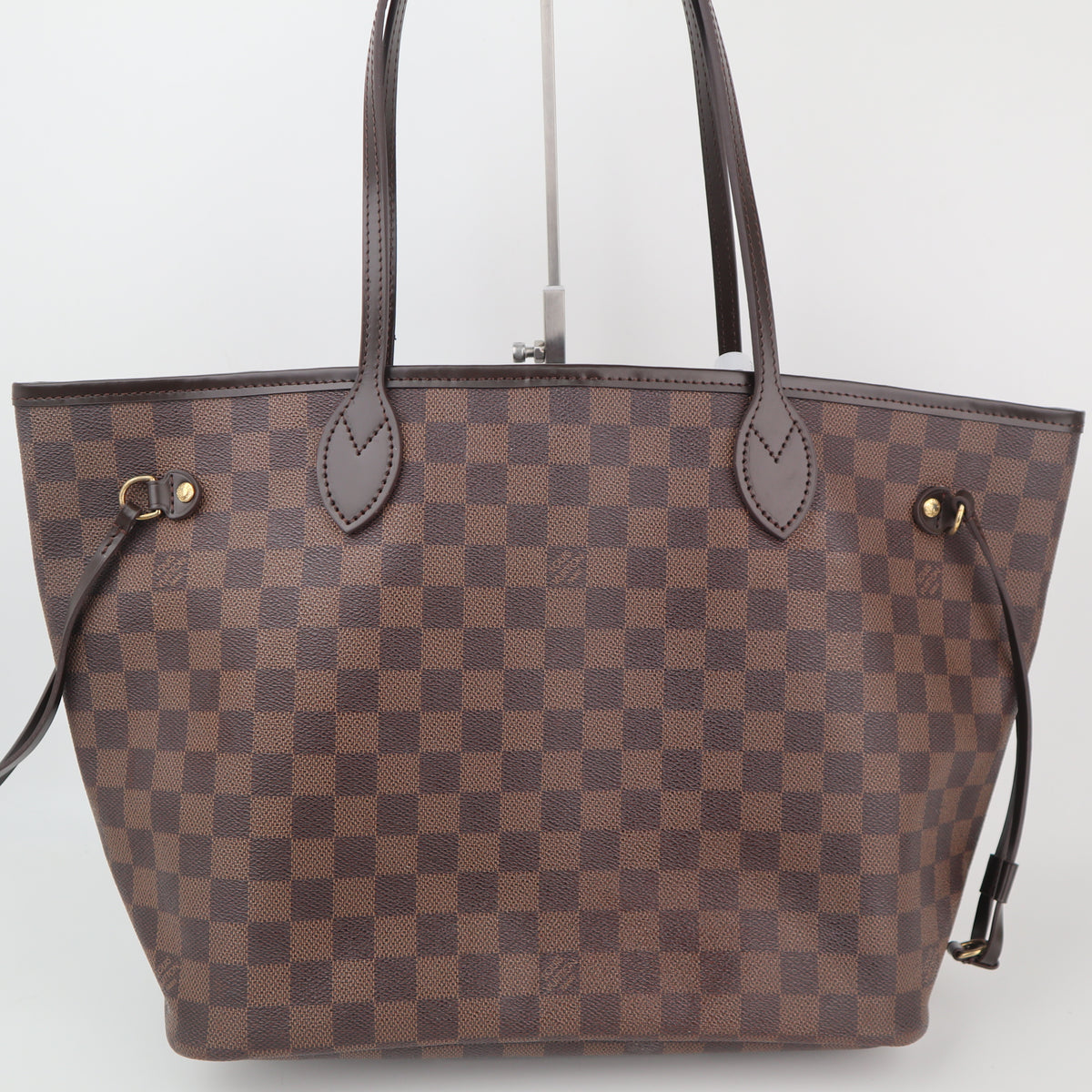 C2343R Louis Vuitton Shoulder Bag Damier Ebene Neverfull MM | Pre-Owned Excellent Brown Damier Ebene Canvas