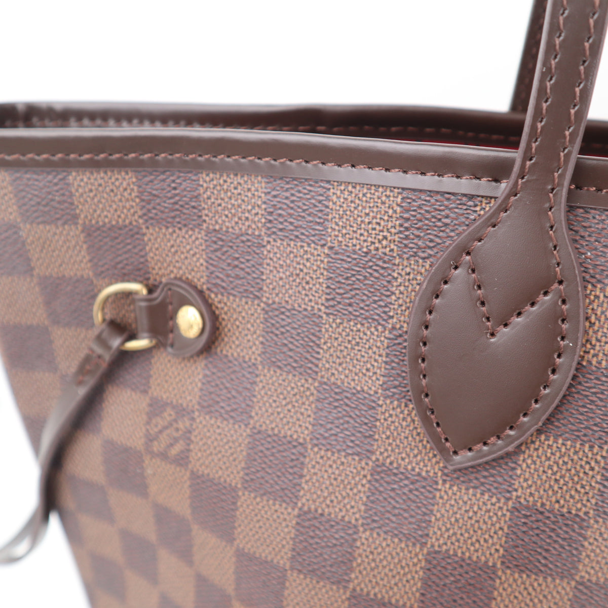 C2343R Louis Vuitton Shoulder Bag Damier Ebene Neverfull MM | Pre-Owned Excellent Brown Damier Ebene Canvas