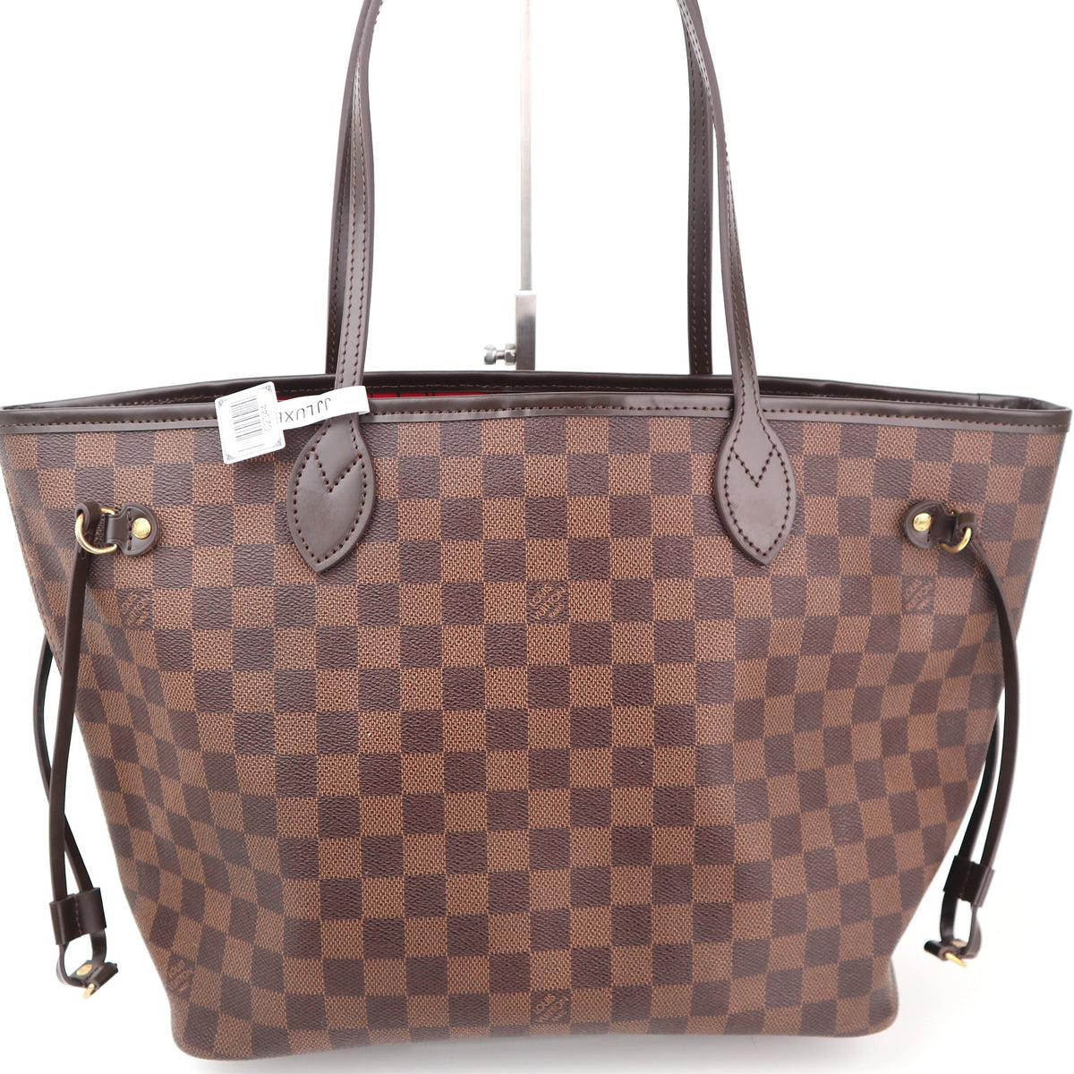 C2344R Louis Vuitton Shoulder Bag Damier Ebene Neverfull MM | Pre-Owned Excellent Brown Damier Ebene Canvas