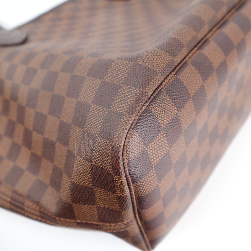 C2344R Louis Vuitton Shoulder Bag Damier Ebene Neverfull MM | Pre-Owned Excellent Brown Damier Ebene Canvas