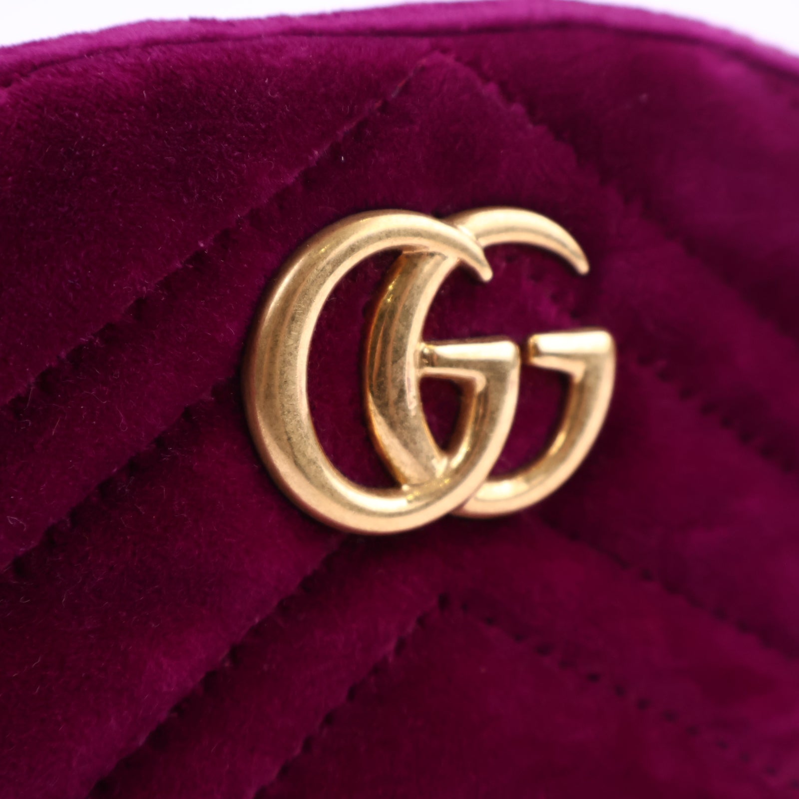 Gucci GG Marmont Velvet Belt Bag Belt Bag J3143 | Pre-Owned Like New Black GG, Marmont Velvet
