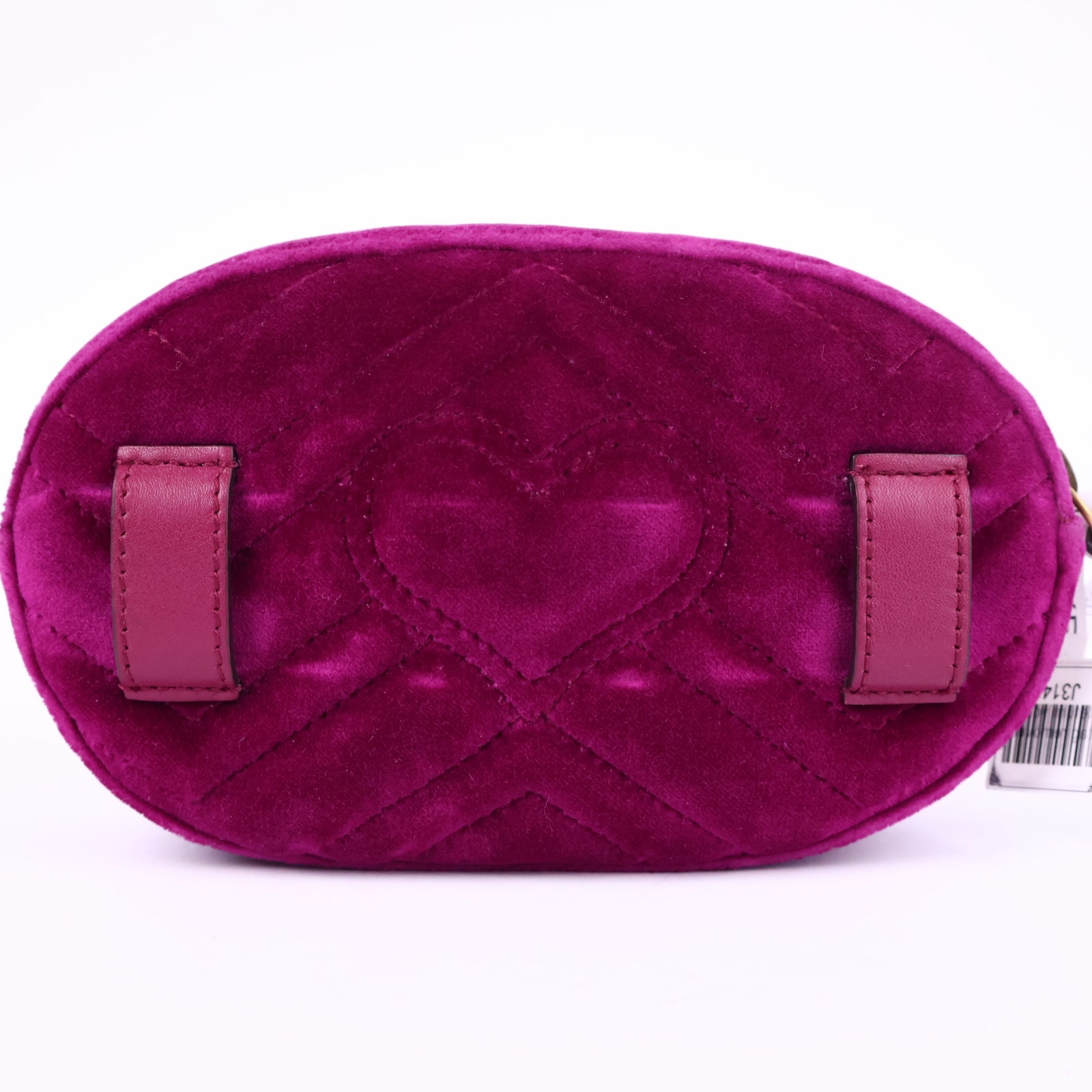 Gucci GG Marmont Velvet Belt Bag Belt Bag J3143 | Pre-Owned Like New Black GG, Marmont Velvet