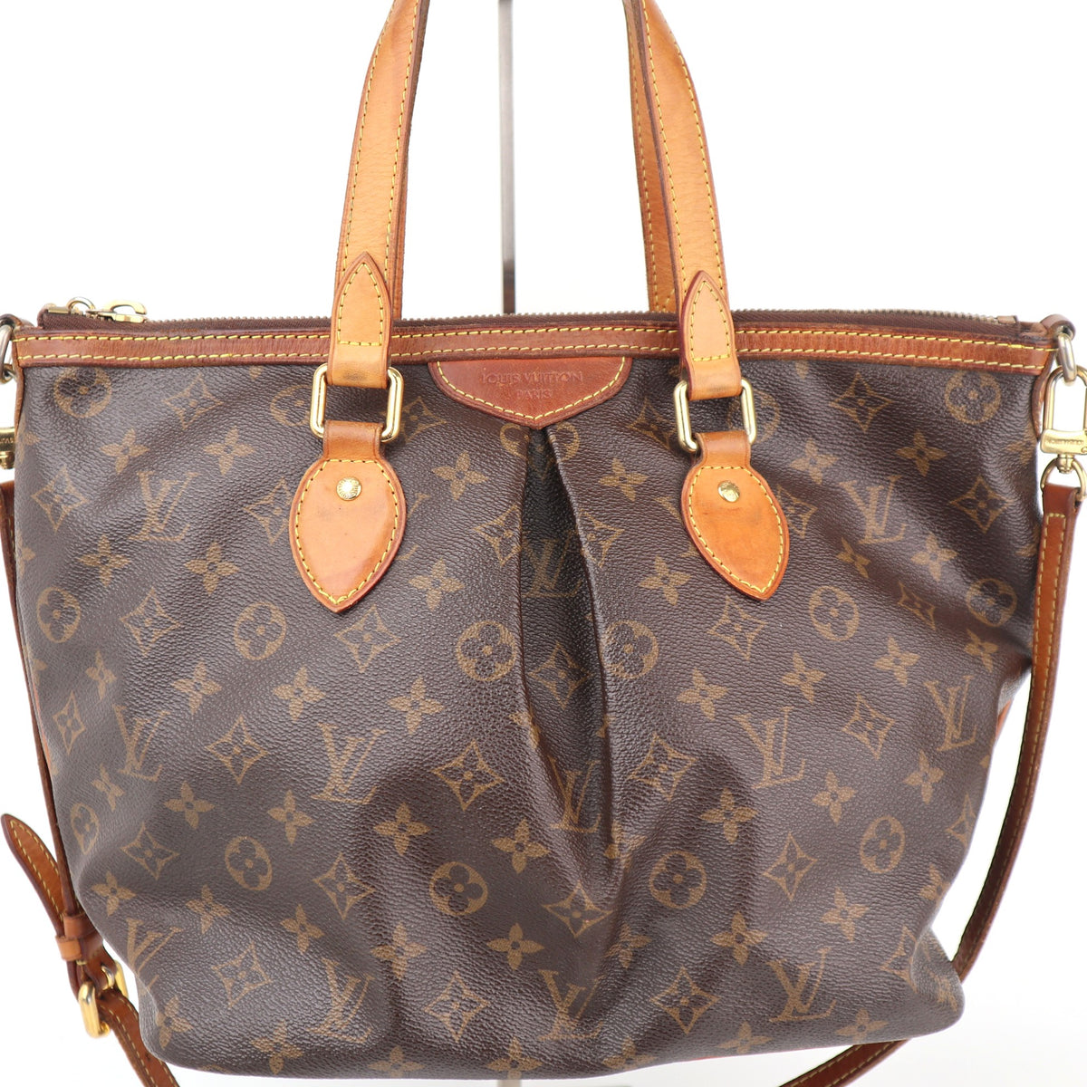 C2346 Louis Vuitton Shoulder Bag Monogram Canvas Palermo PM | Pre-Owned Very Good Brown Monogram Canvas