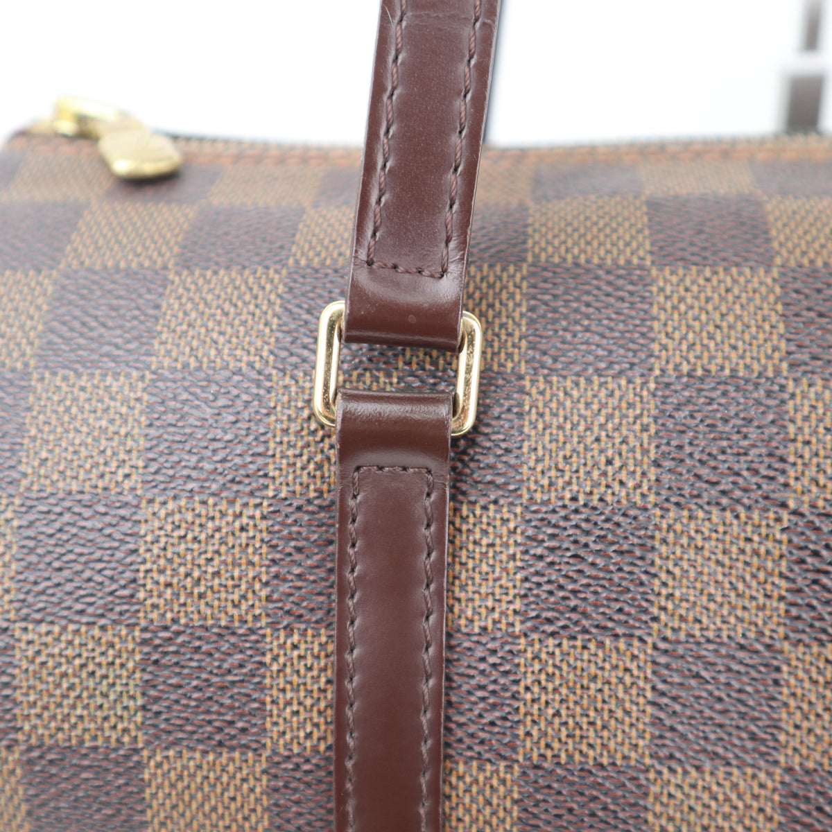 C2347 Louis Vuitton Shoulder Bag Damier Ebene Papillon 30 | Pre-Owned Very Good Brown Damier Ebene Canvas