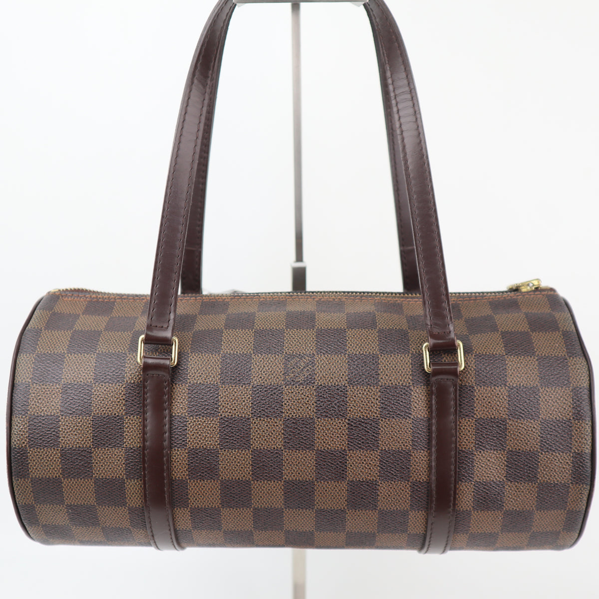 C2347 Louis Vuitton Shoulder Bag Damier Ebene Papillon 30 | Pre-Owned Very Good Brown Damier Ebene Canvas
