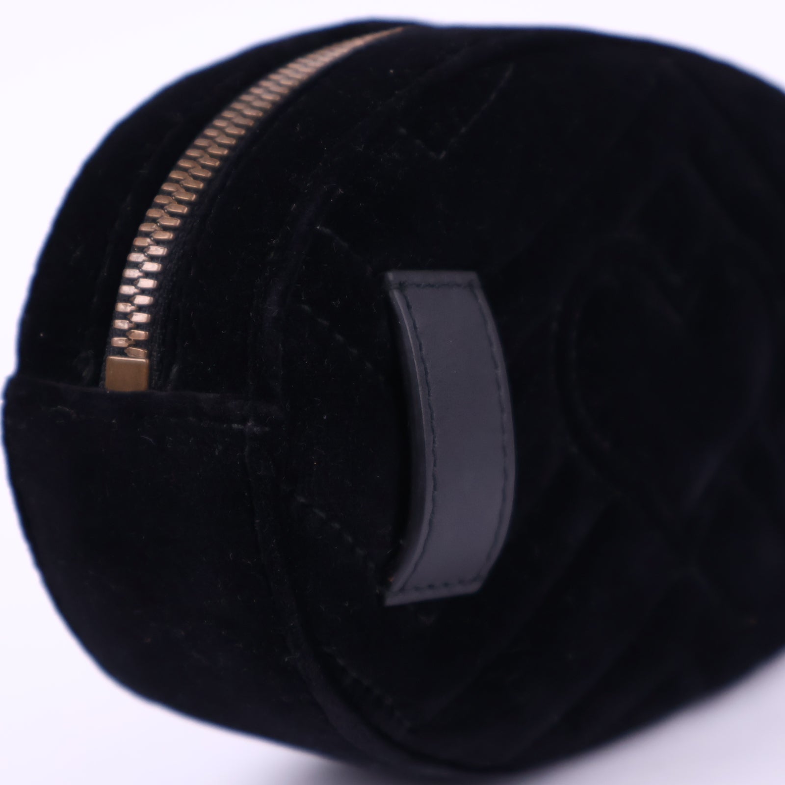 Gucci GG Marmont Velvet Belt Bag Belt Bag J3144 | Pre-Owned Like New Black GG, Marmont Velvet