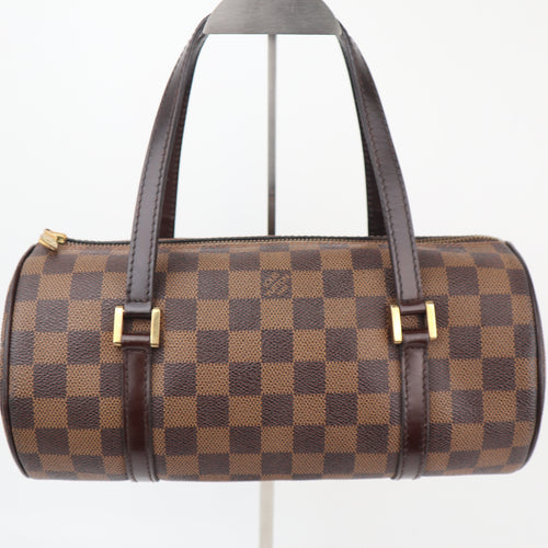 C2348 Louis Vuitton Shoulder Bag Damier Ebene Papillon 26 | Pre-Owned Very Good Brown Damier Ebene Canvas