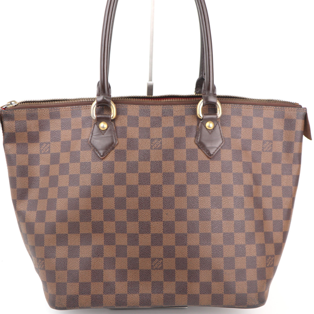C2350 Louis Vuitton Shoulder Bag Damier Ebene Saleya MM Bag | Pre-Owned Very Good Brown Damier Ebene Canvas