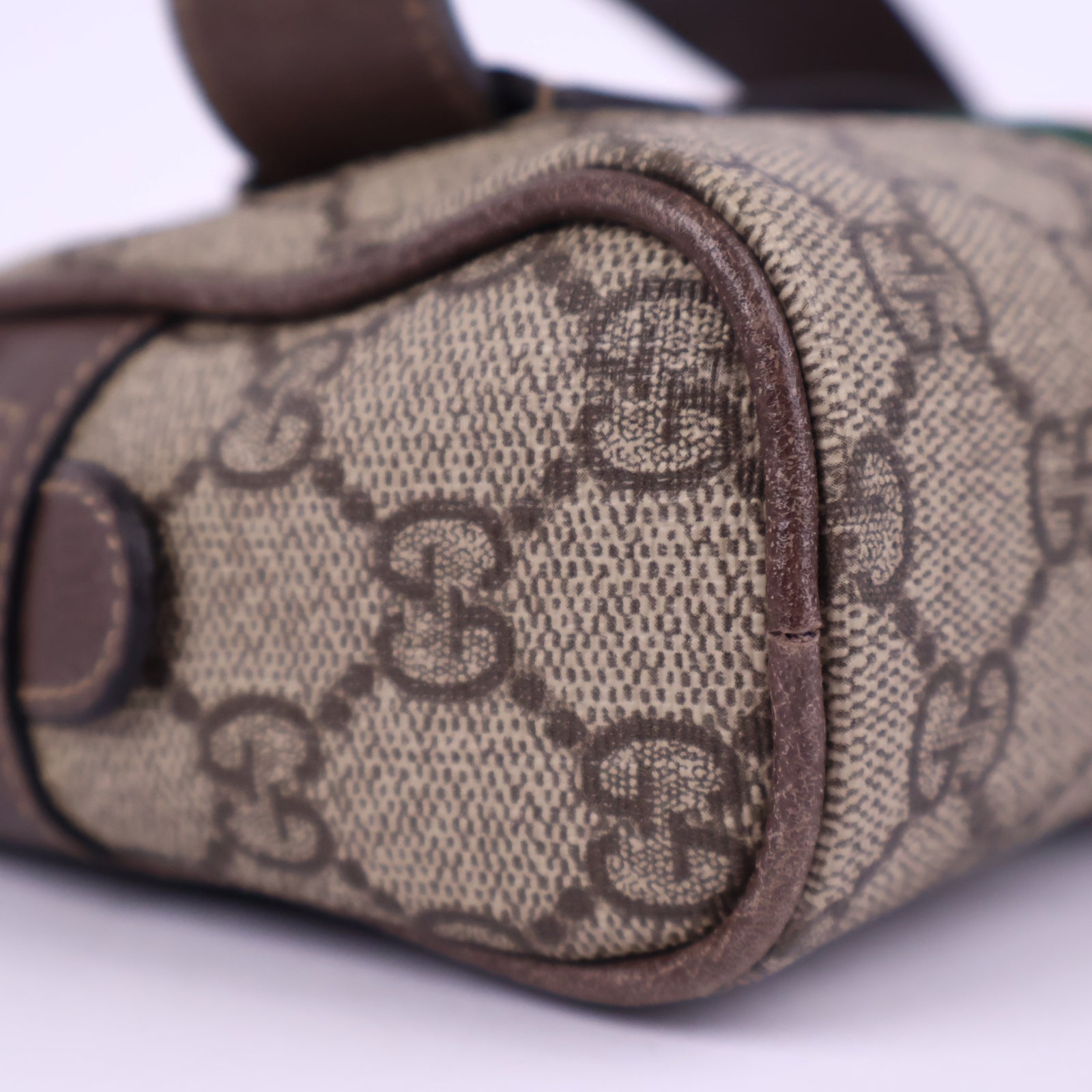 Gucci Ophidia GG Supreme Belt Bag Belt Bag J3142 | Pre-Owned Like New Brown GG Supreme Canvas