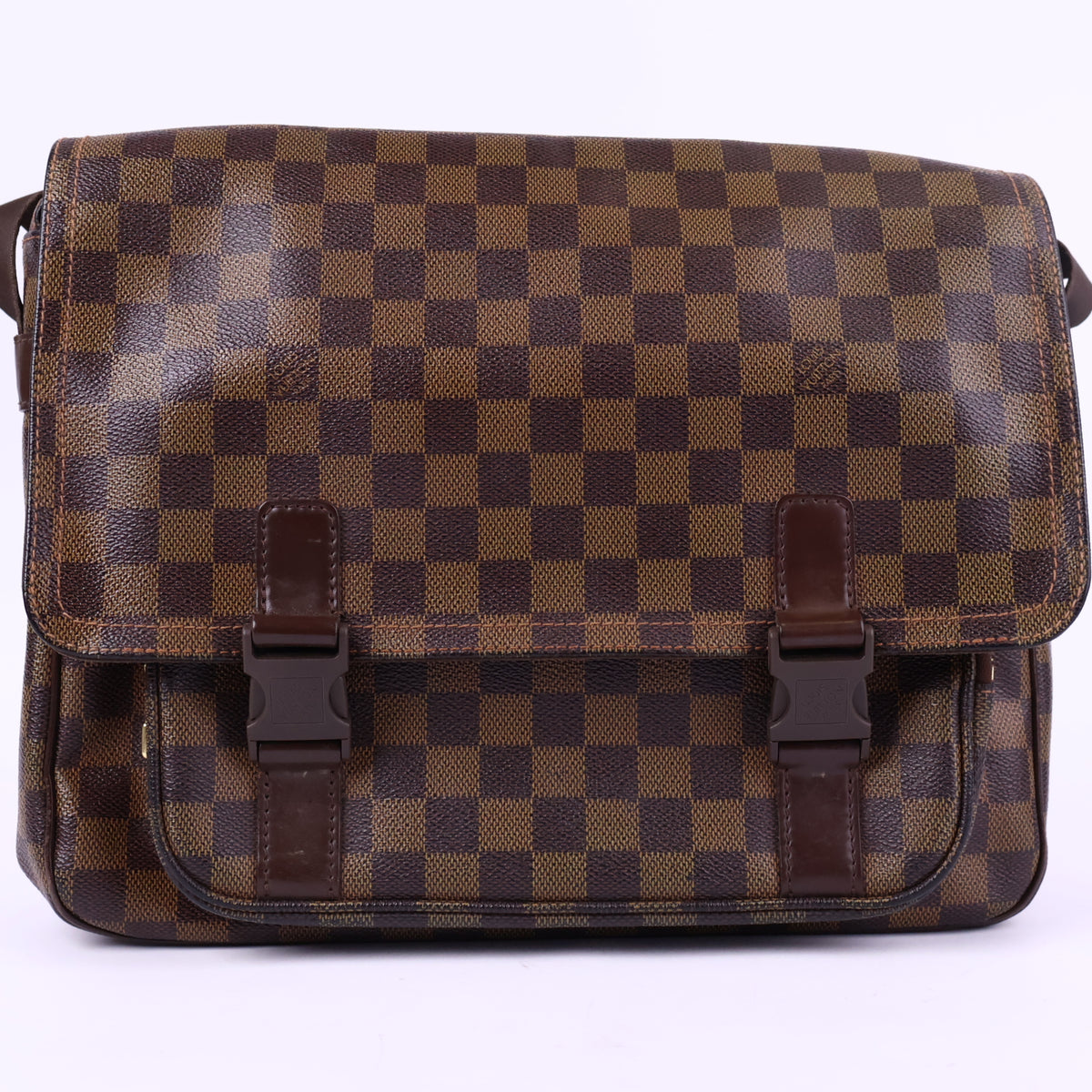 Louis Vuitton Damier Ebene Bastille Messenger PM Messenger Bag J3139 | Pre-Owned Like New Brown Damier Ebene Canvas