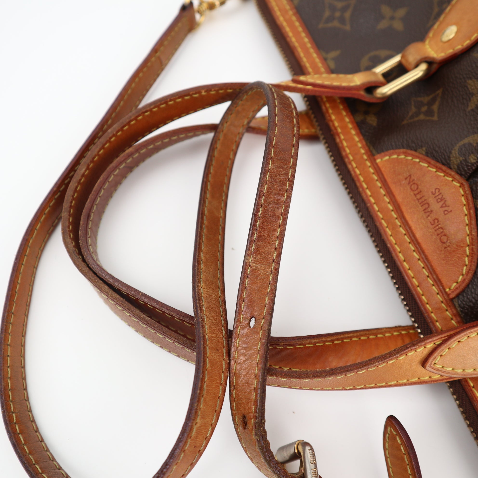 Louis Vuitton Palermo PM Shoulder Bag C1482 | Pre-Owned Very Good Brown Monogram Canvas