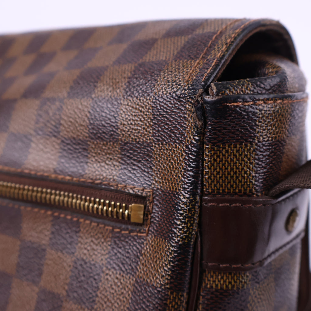 Louis Vuitton Damier Ebene Bastille Messenger PM Messenger Bag J3139 | Pre-Owned Like New Brown Damier Ebene Canvas