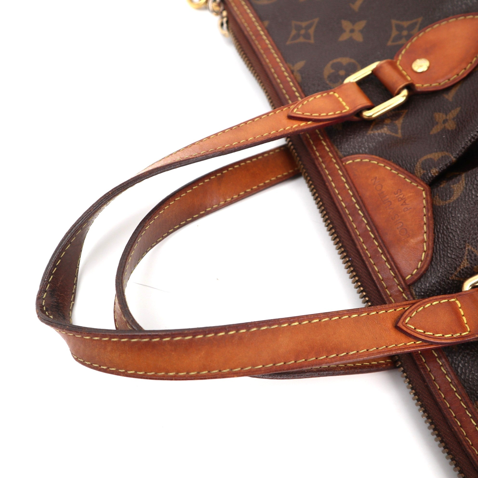 Louis Vuitton Palermo PM Shoulder Bag C1484 | Pre-Owned Good Brown Monogram Canvas