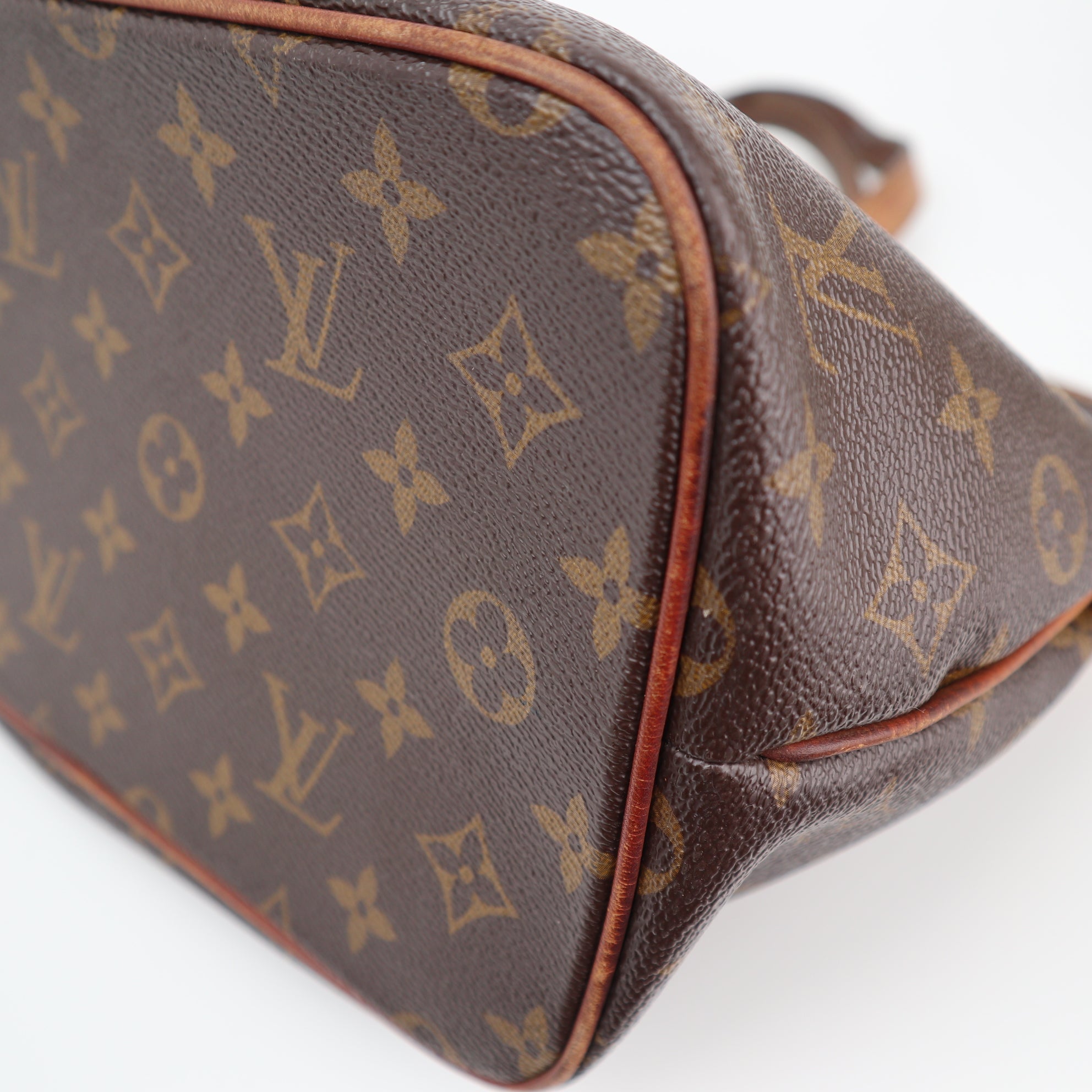 Louis Vuitton Palermo PM Shoulder Bag C1484 | Pre-Owned Good Brown Monogram Canvas