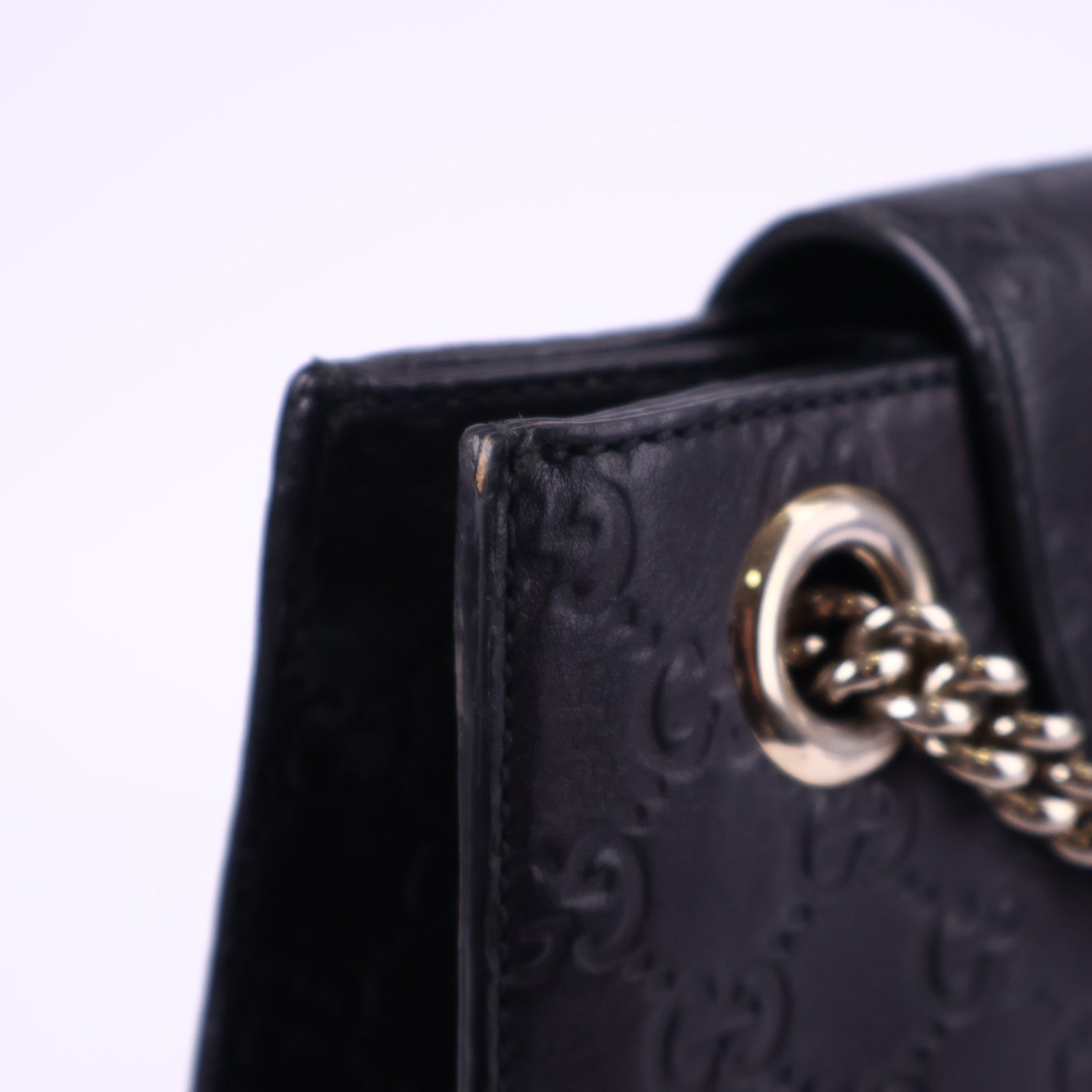 Gucci Emily Guccissima Chain Shoulder Bag Shoulder Bag J3126 | Pre-Owned Excellent Brown Guccissima Leather