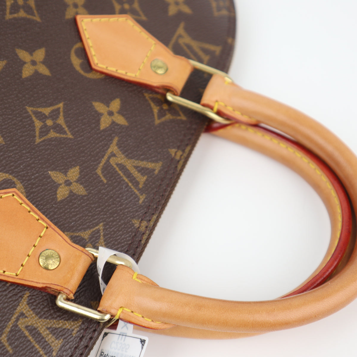 C2355 Louis Vuitton Top Handle Bag Monogram Alma PM | Pre-Owned Very Good Brown Monogram Canvas