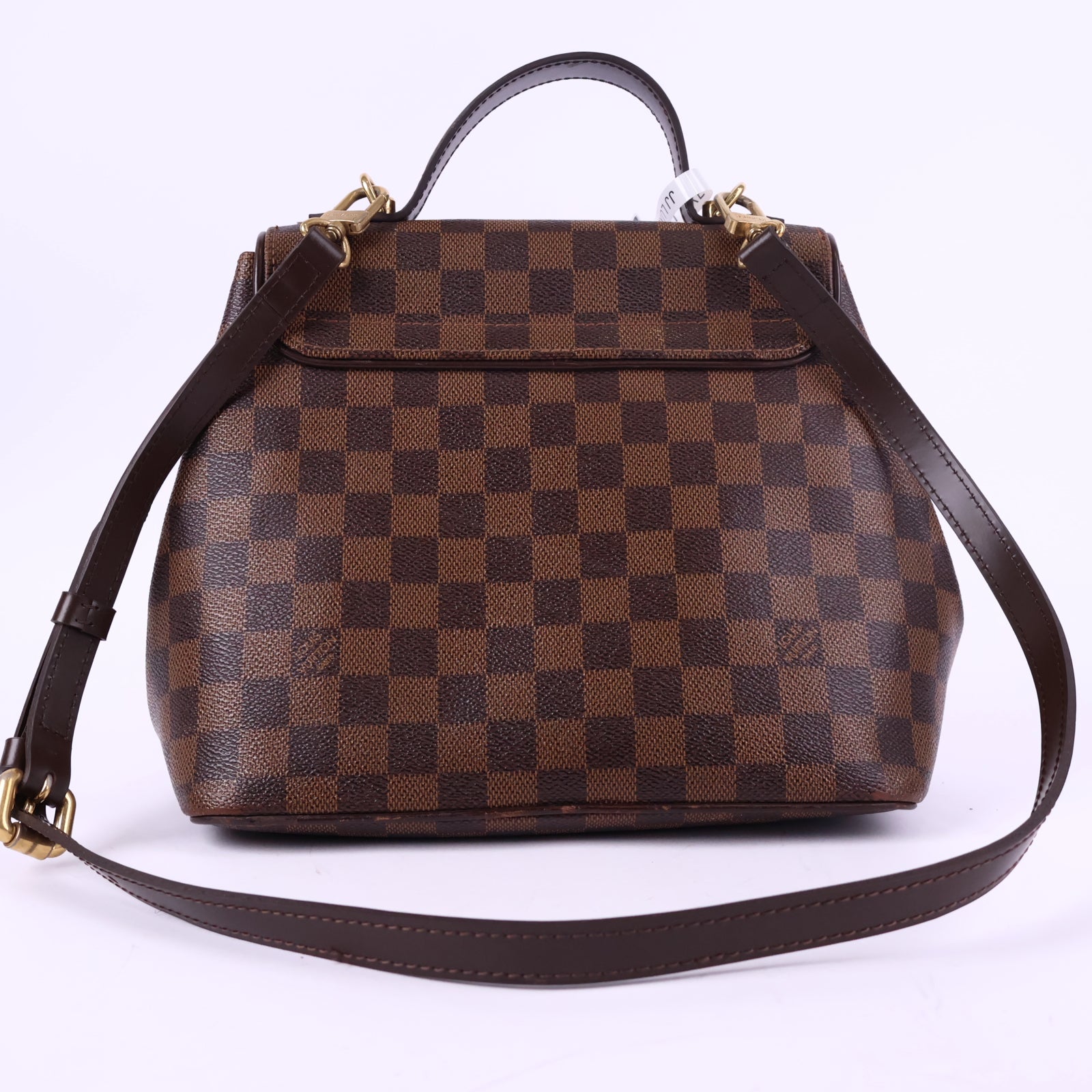 Louis Vuitton Damier Canvas Bergamo MM Bag Top Handle Bag J3132 | Pre-Owned Like New Brown Damier Canvas
