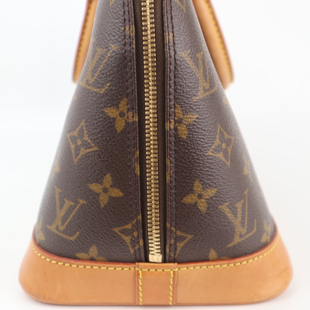 C2355 Louis Vuitton Top Handle Bag Monogram Alma PM | Pre-Owned Very Good Brown Monogram Canvas