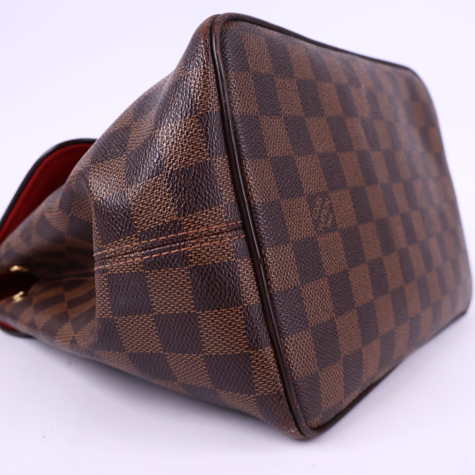 Louis Vuitton Damier Canvas Bergamo MM Bag Top Handle Bag J3132 | Pre-Owned Like New Brown Damier Canvas