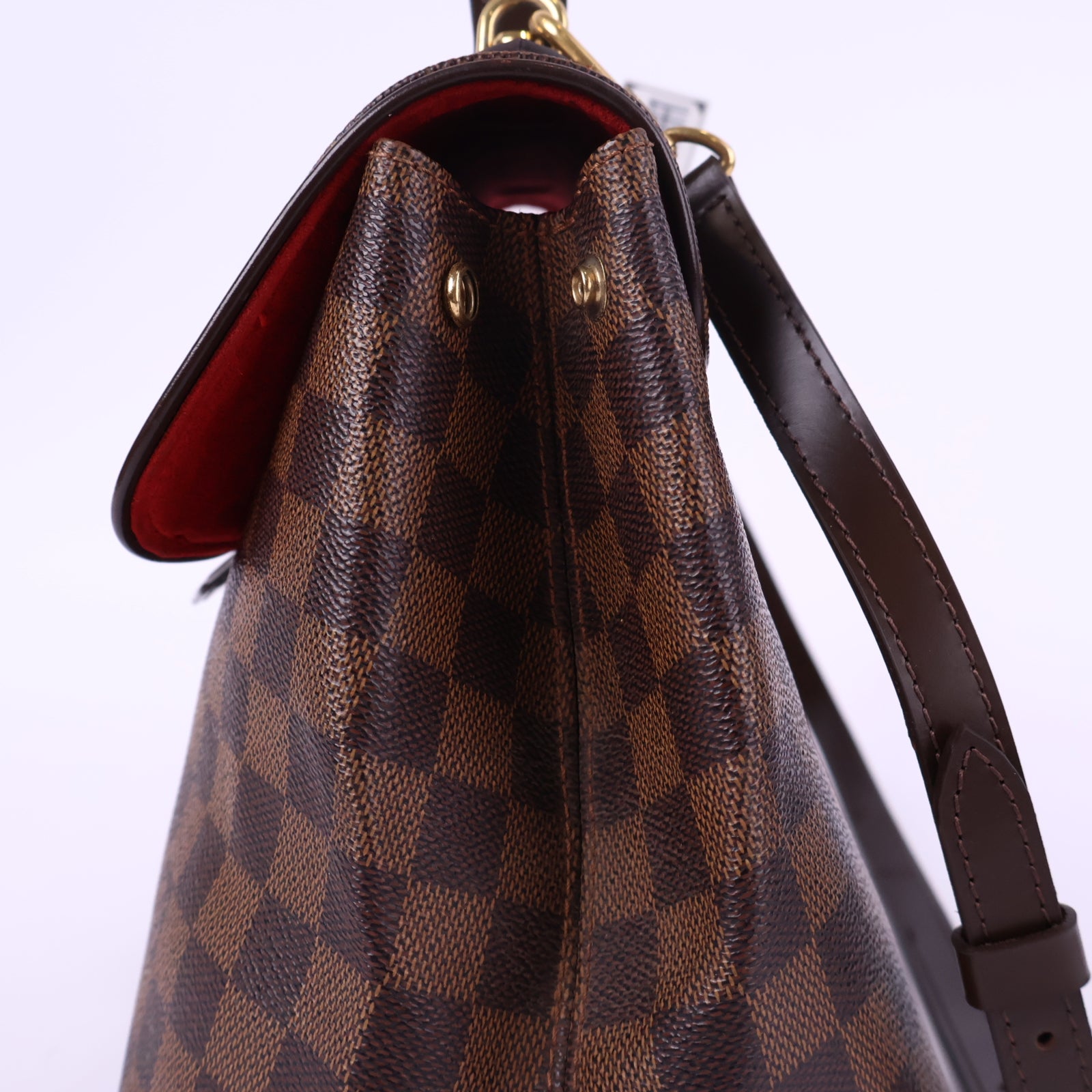 Louis Vuitton Damier Canvas Bergamo MM Bag Top Handle Bag J3132 | Pre-Owned Like New Brown Damier Canvas