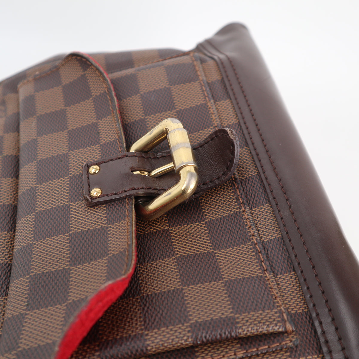 Louis Vuitton Knightsbridge Shoulder Bag C1485R#| Pre-Owned Excellent Brown Damier Canvas