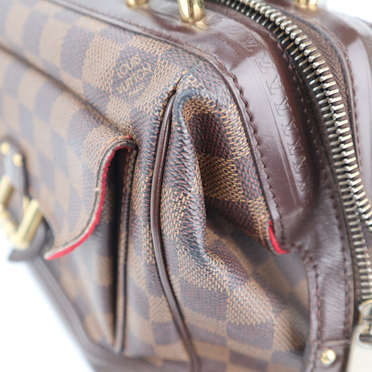 Louis Vuitton Knightsbridge Shoulder Bag C1485R#| Pre-Owned Excellent Brown Damier Canvas